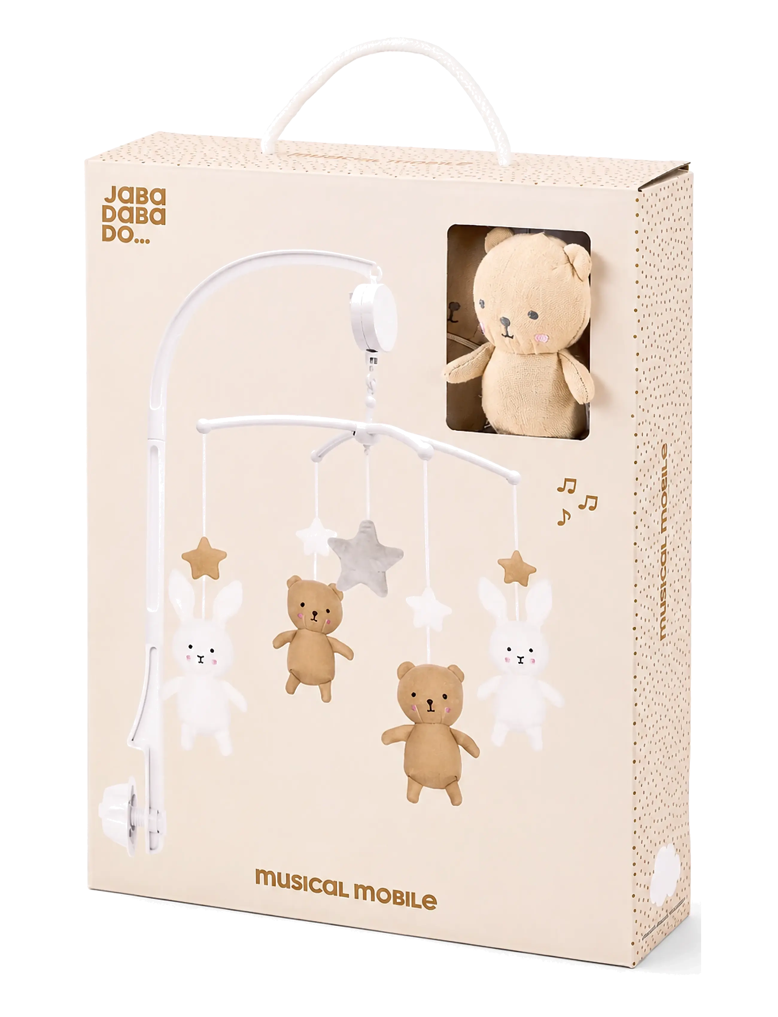 JaBaDaBaDo - Musical mobile Teddy & Bunny - multi colour - 1