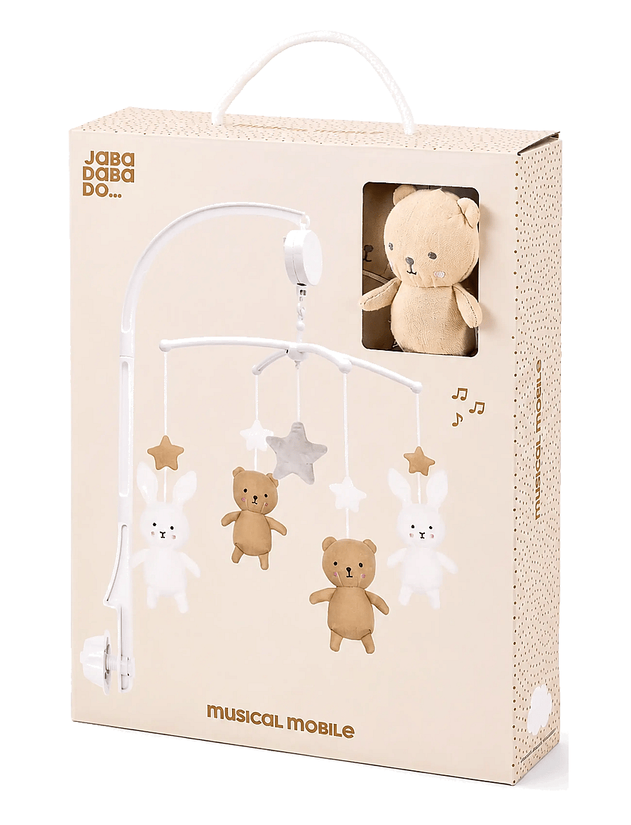 JaBaDaBaDo - Musical mobile Teddy & Bunny - multi colour - 1