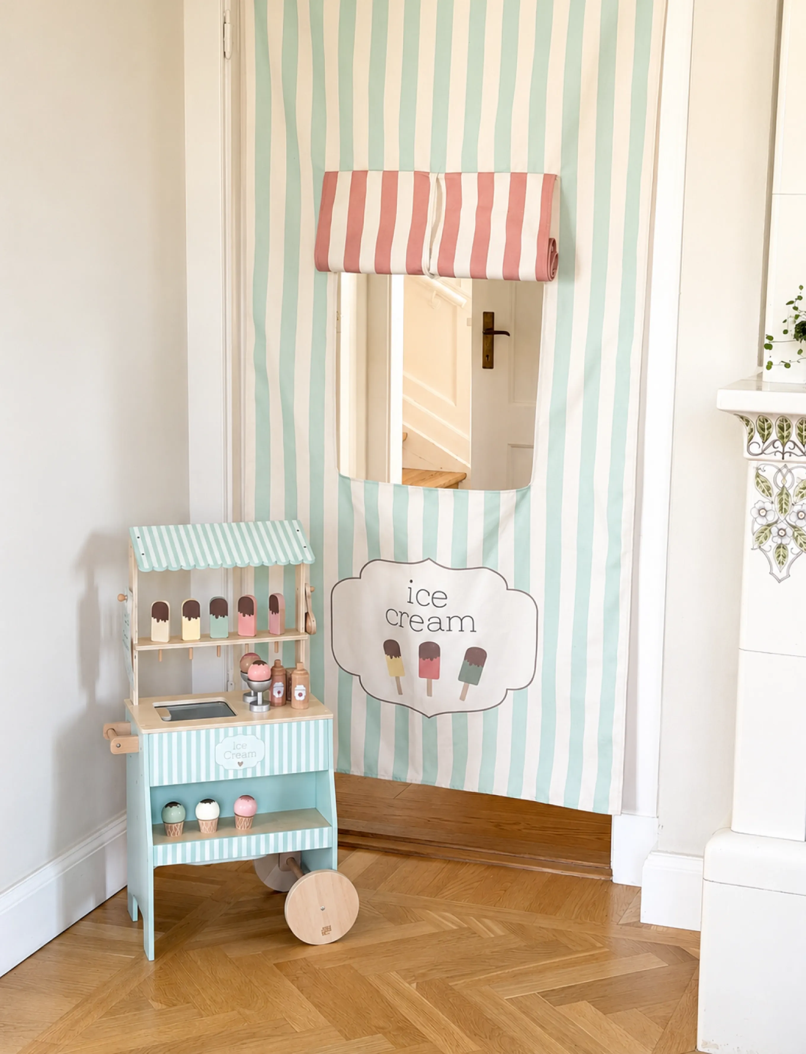 JaBaDaBaDo Ice Crem Shop Textile, One Size, Multi/patterned, Børneindretning > Dekorationstilbehør-Detaljer, Børn