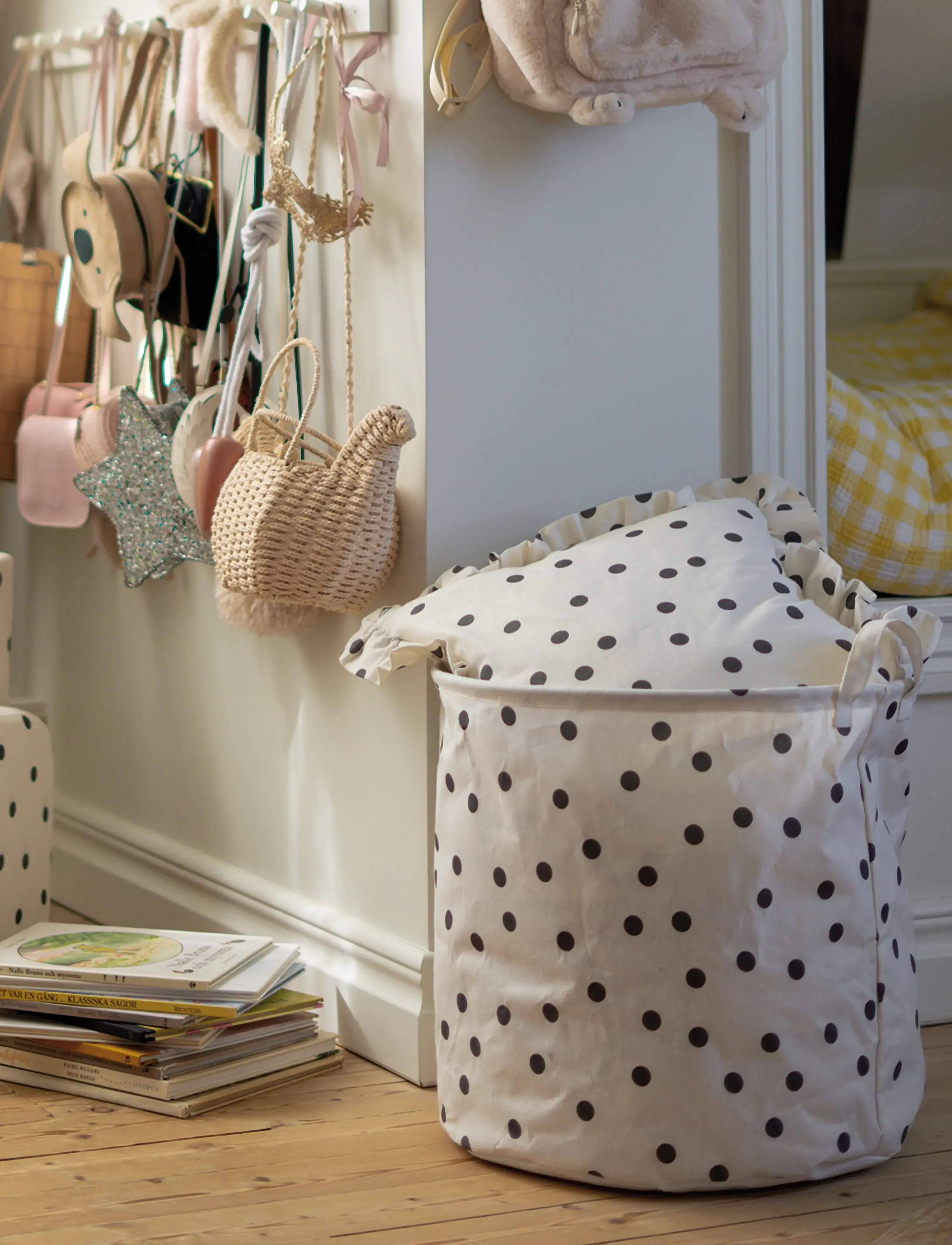 JaBaDaBaDo Pillow Case Polka Dot, One Size, Cream, Sovetid > Pudebetræk, Børn