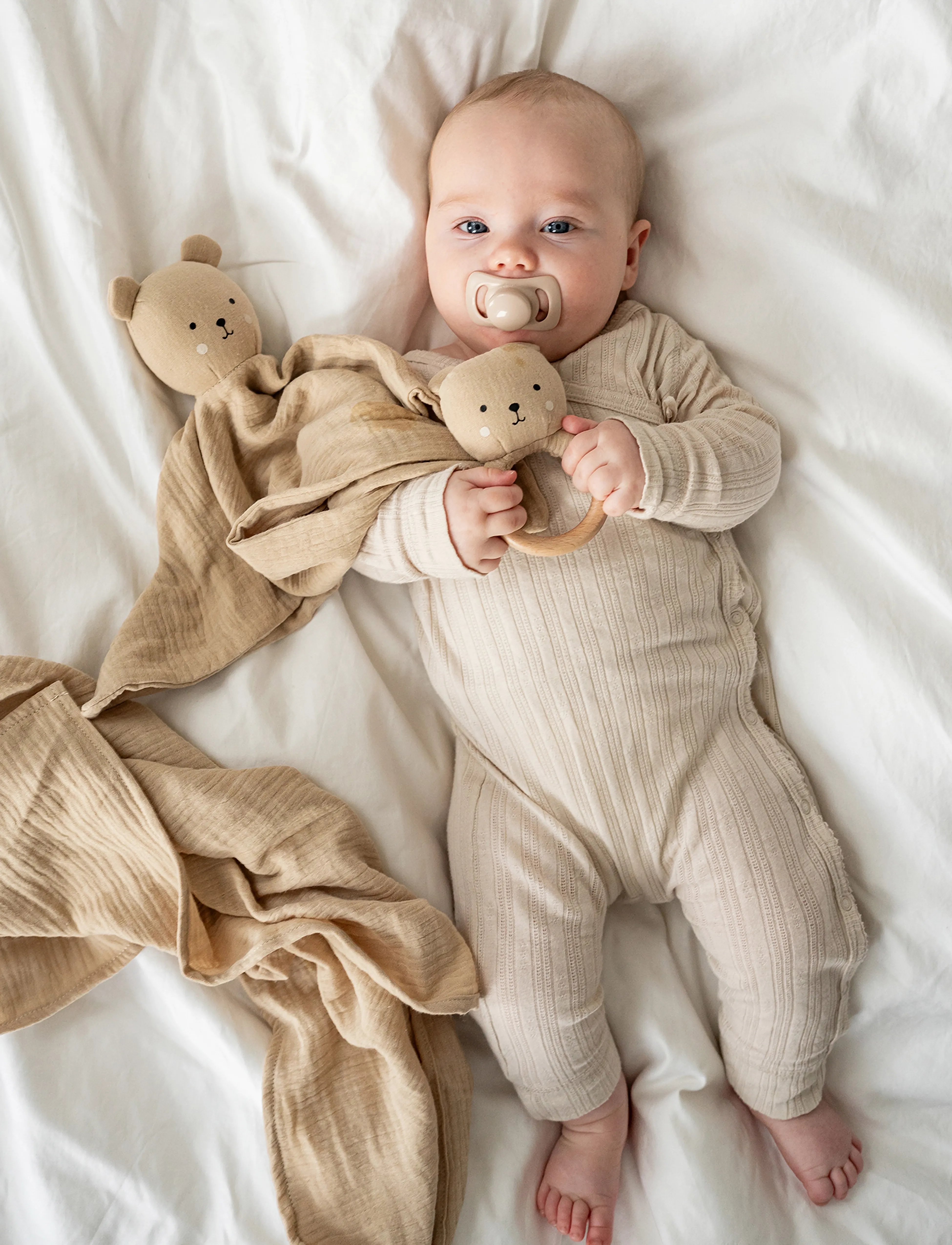 JaBaDaBaDo Baby Gift Teddy Cuddle, One Size, Beige - Geschenk-Sets, Kinder