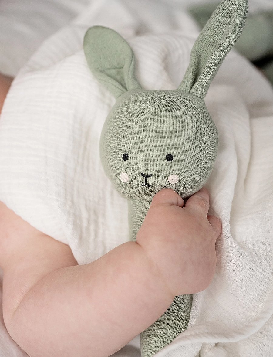 JaBaDaBaDo - Baby gift Bunny rattle green - pirkite pagal amžių - green - 3