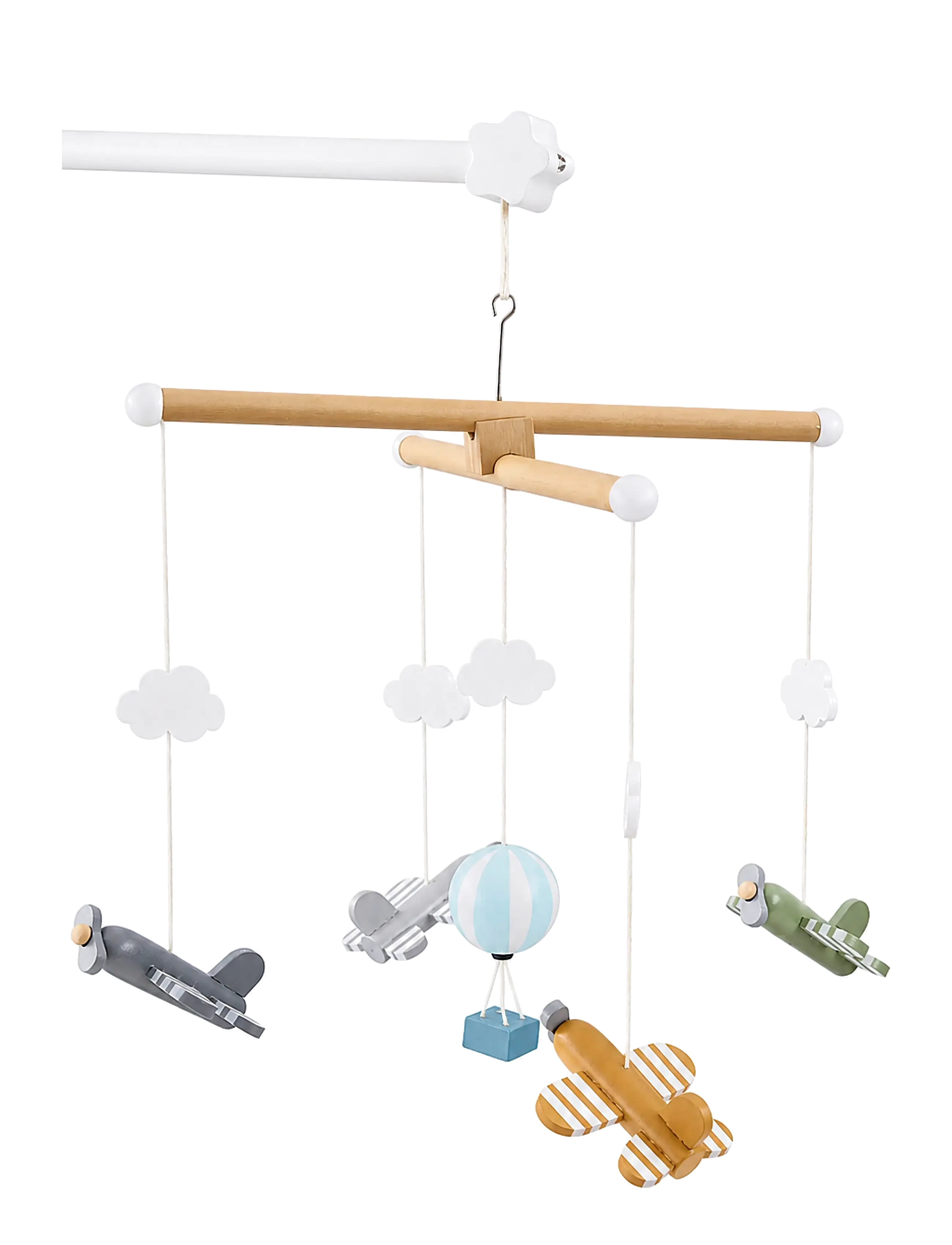 JaBaDaBaDo Mobile Airplane, One Size, Baby Nursery, Mehrfarbig/gemustert - Mobiles, Kinder