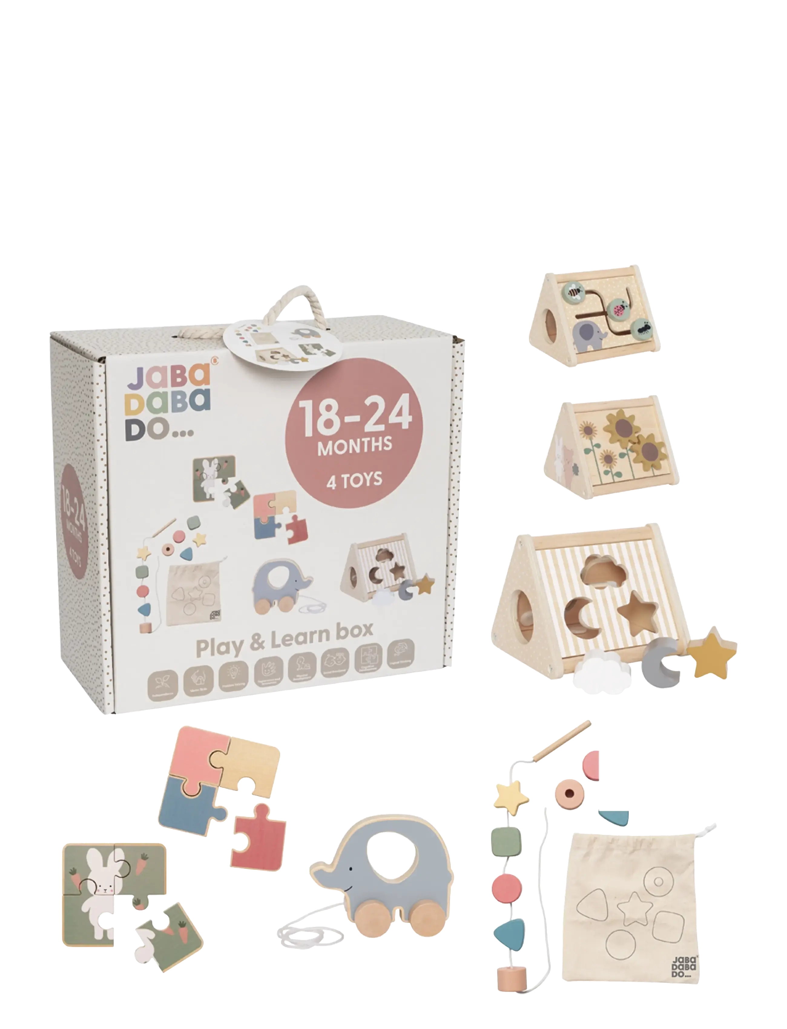 JaBaDaBaDo - Play and Learn Box 18-24 months - plocklådor - multi coloured - 1