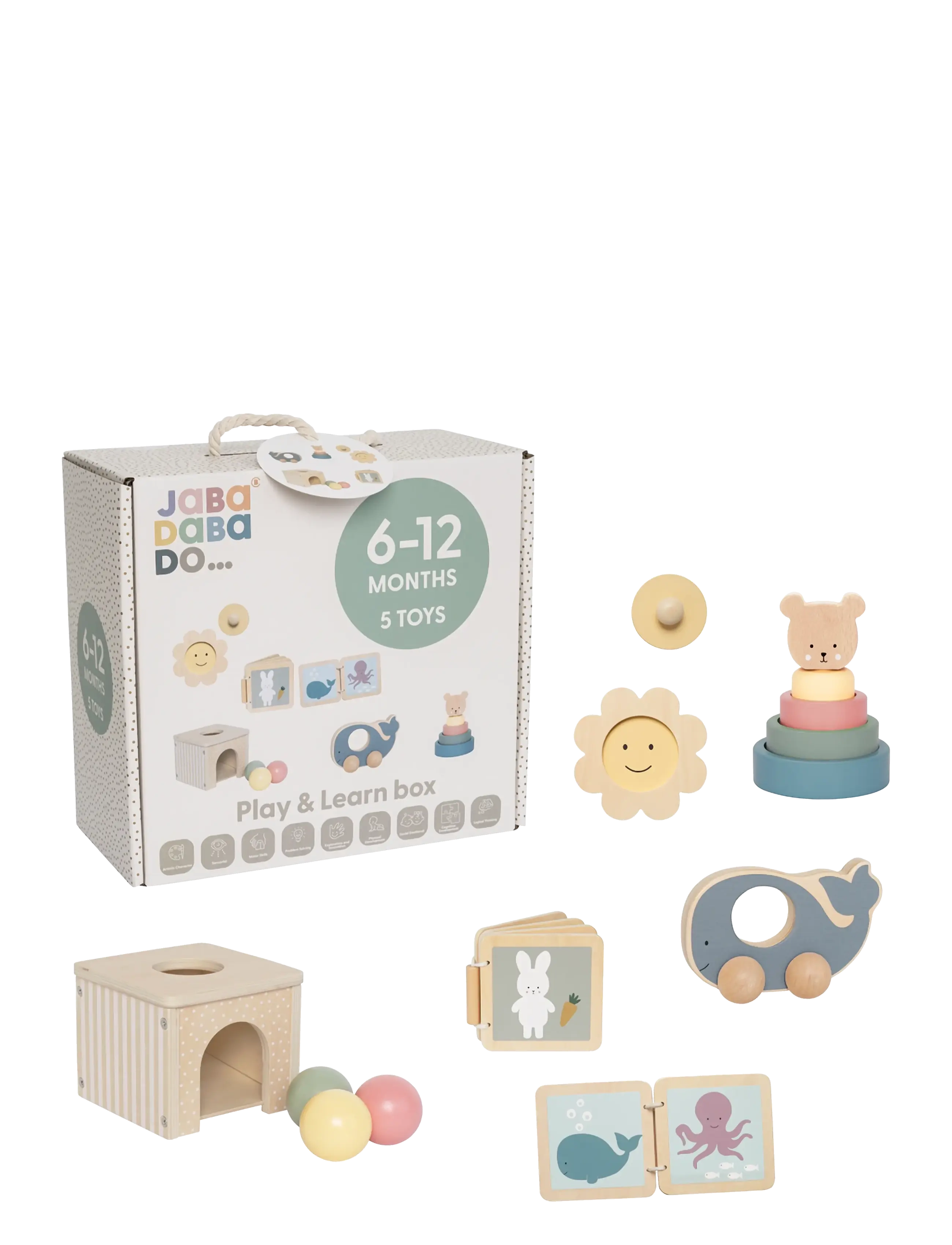 JaBaDaBaDo Play and Learn Box 6-12 months - Leksaker - MULTI COLOURED / multi