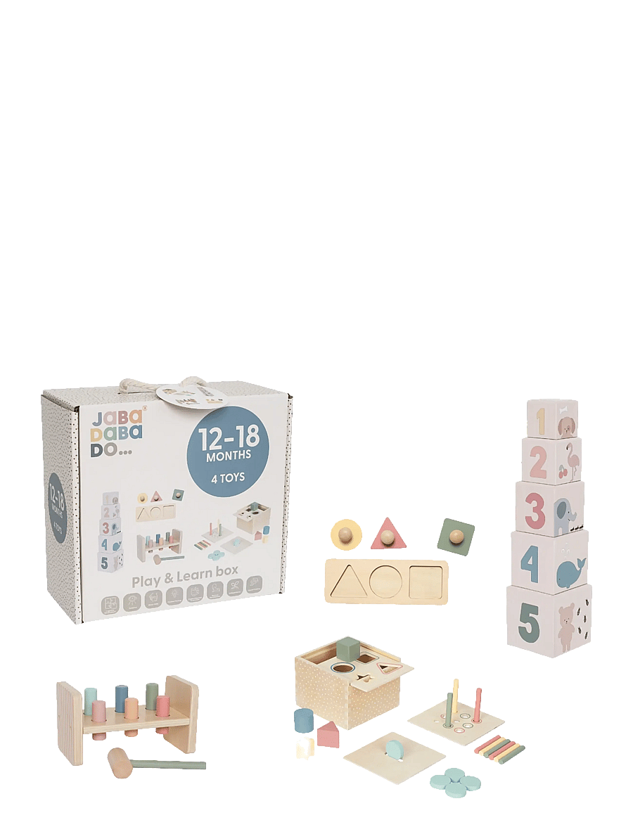 JaBaDaBaDo - Play and Learn Box 12-18 months - plocklådor - multi coloured - 1