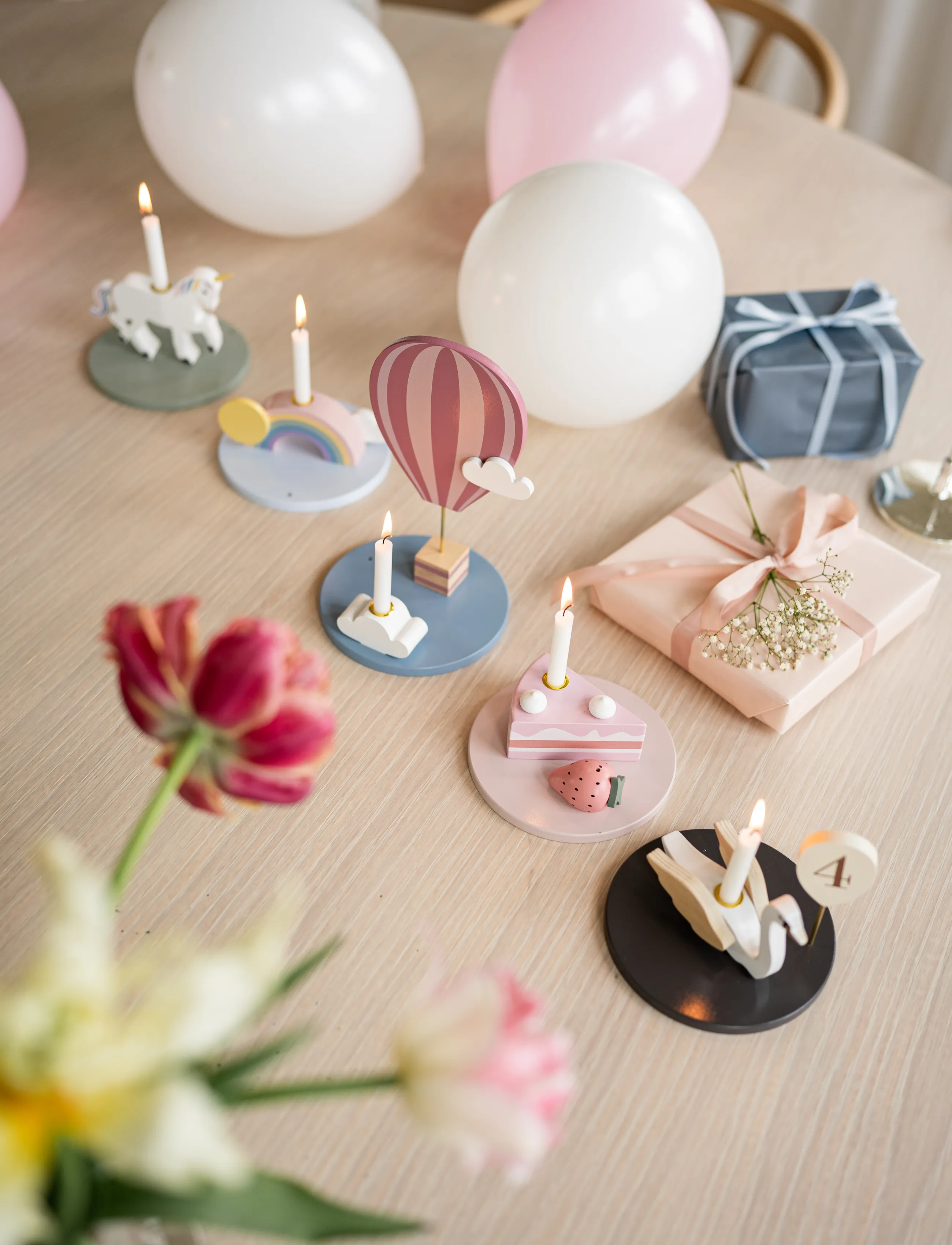 JaBaDaBaDo Birthday Train Swan, One Size, Multi/patterned, Børneindretning > Dekorationstilbehør-Detaljer, Børn