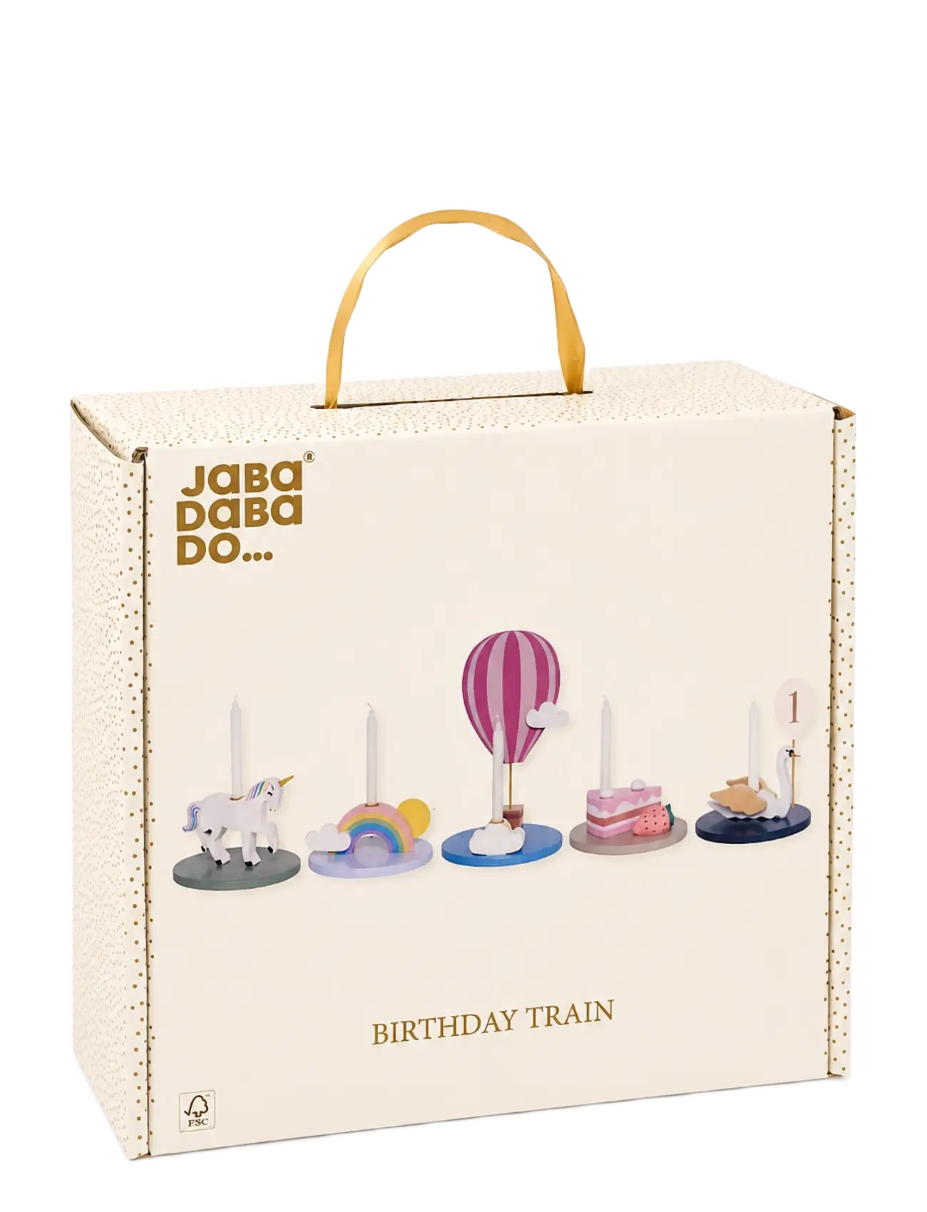 JaBaDaBaDo - Birthday train Swan - multi coloured - 3