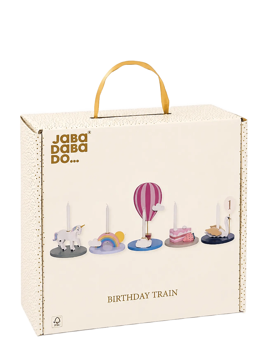 JaBaDaBaDo - Birthday train Swan - multi coloured - 3