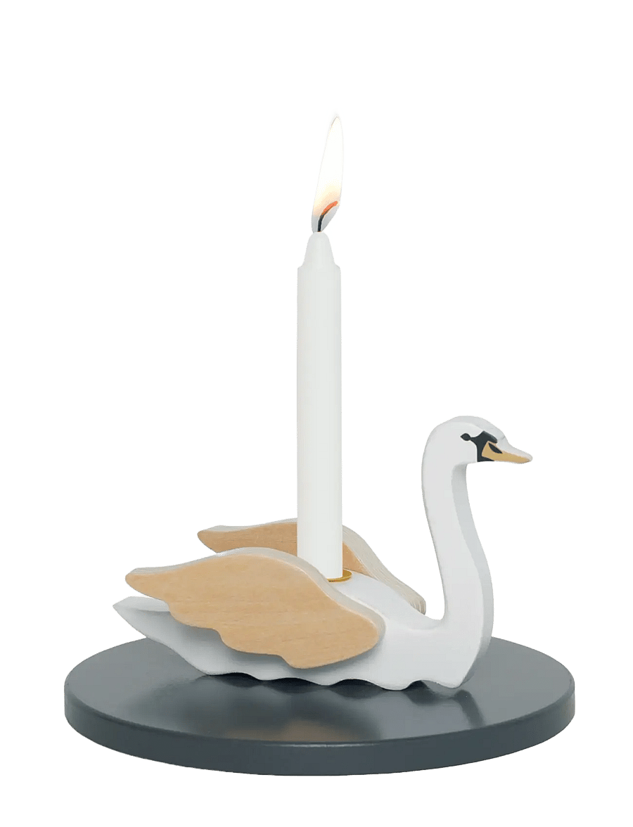 JaBaDaBaDo - Candlestick Swan - dekoratsioonid - multi coloured - 1