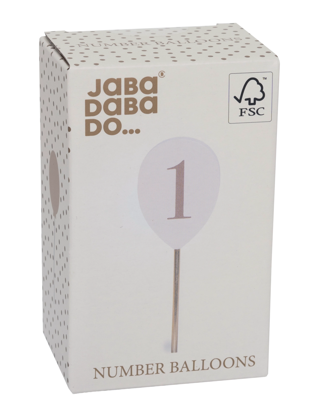 JaBaDaBaDo - Number balloons 0-9 for candlestick - multi coloured - 2