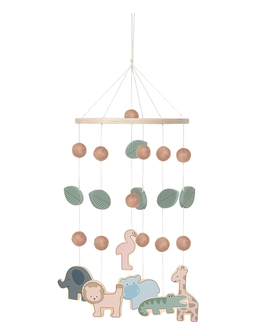 JaBaDaBaDo - Wooden mobile safari - baby-mobiles - multi coloured - 1