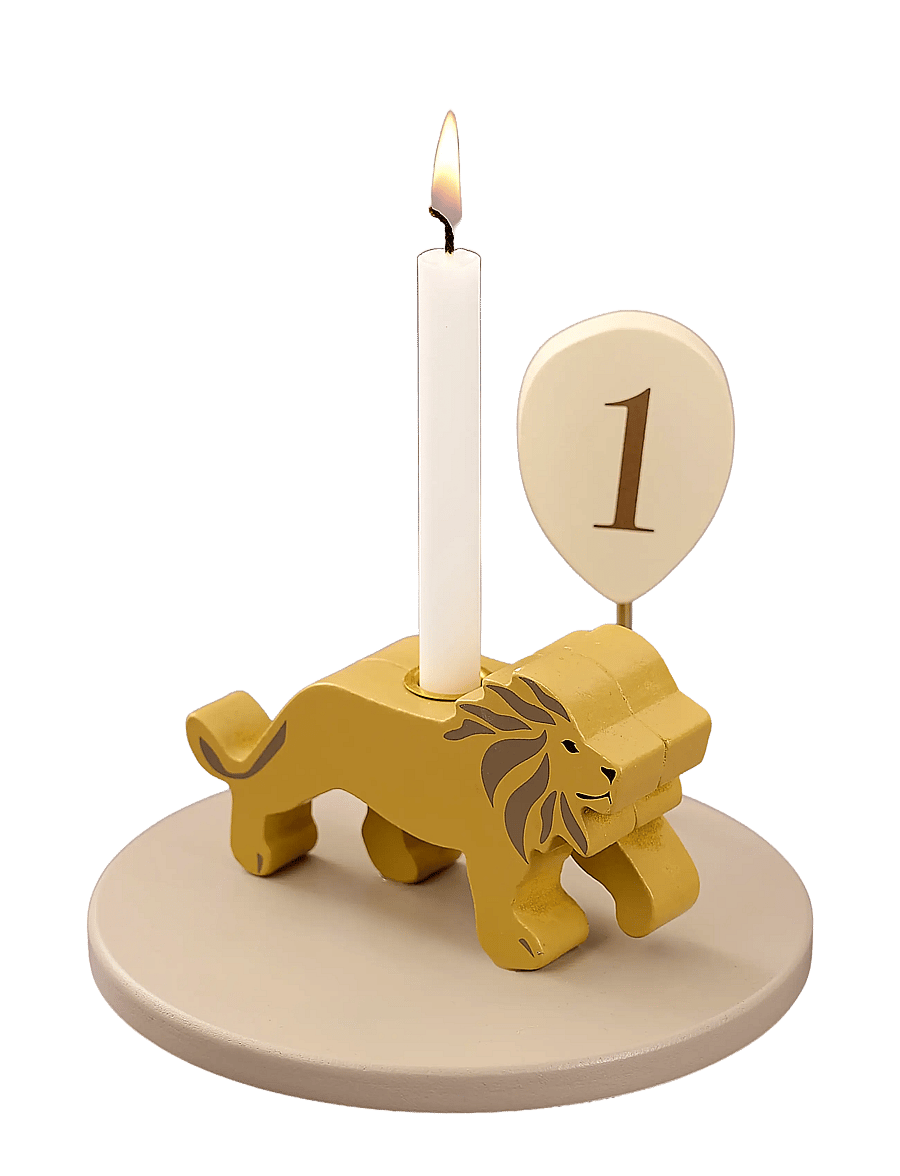 JaBaDaBaDo - Candlestick lion - multi coloured - 1