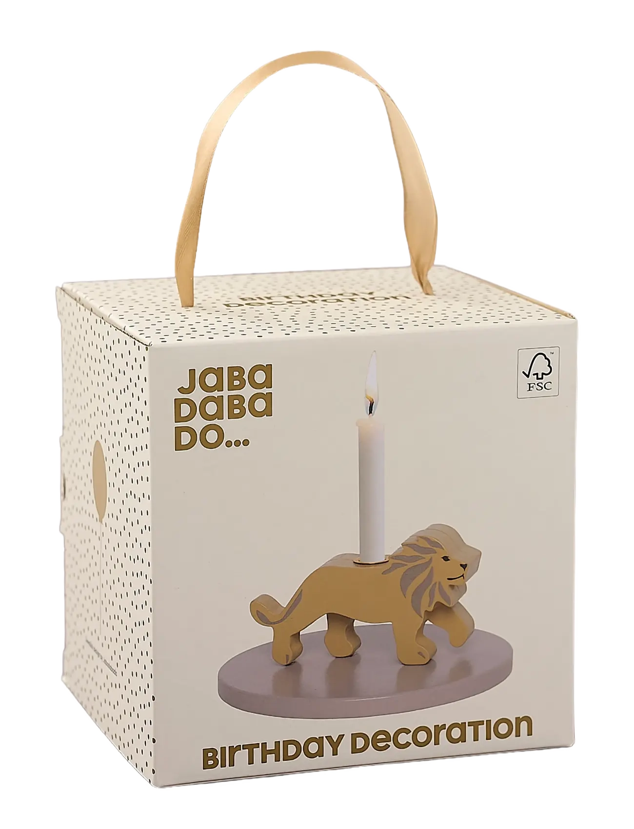 JaBaDaBaDo - Candlestick lion - multi coloured - 2