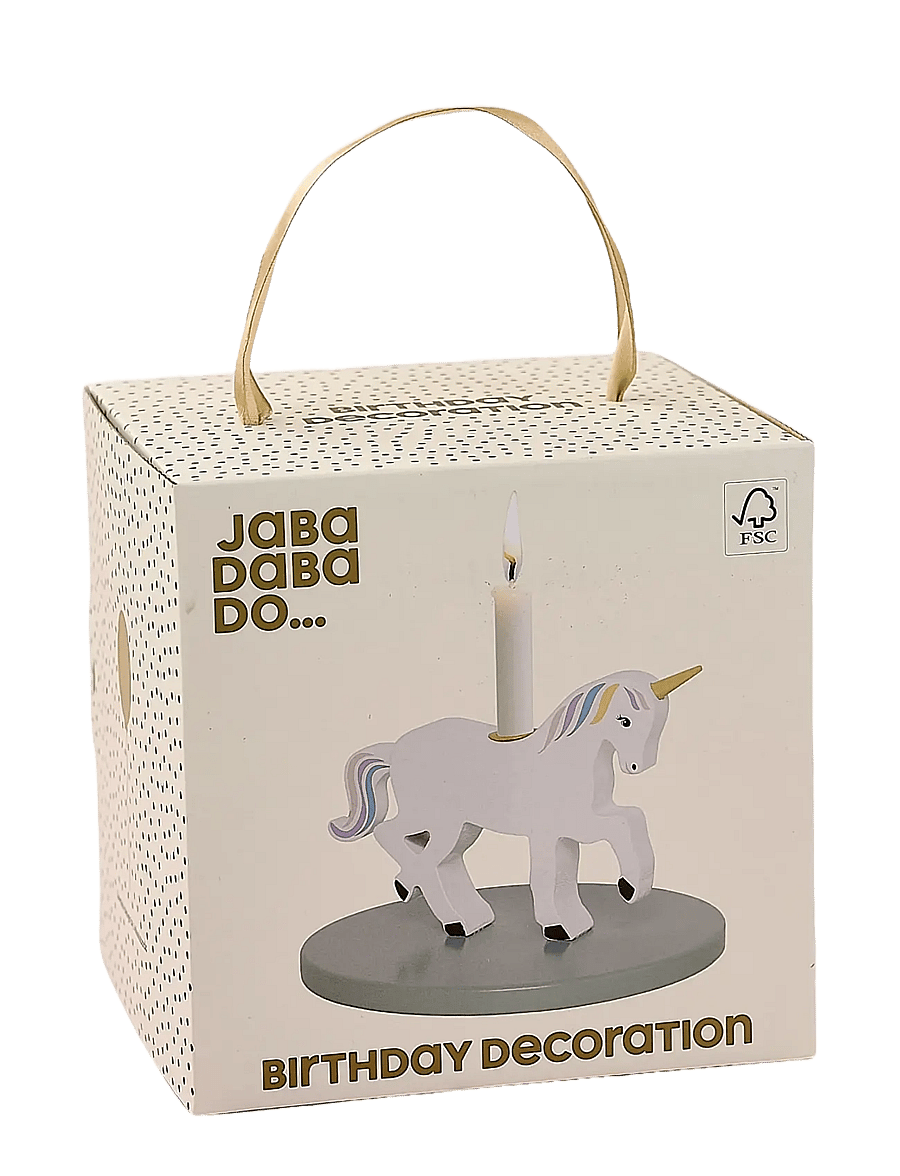 JaBaDaBaDo - Candlestick unicorn - multi coloured - 2