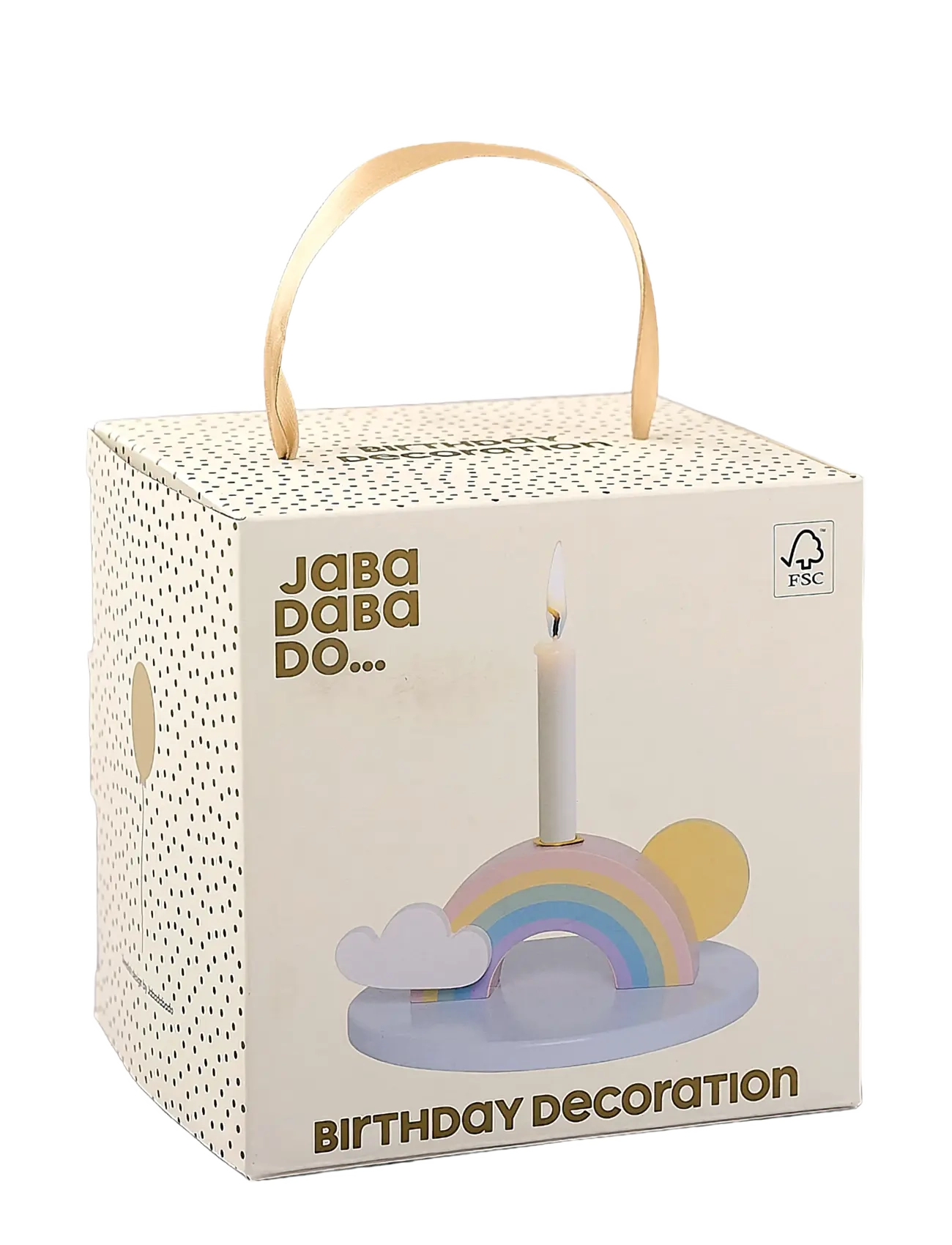 JaBaDaBaDo - Candlestick rainbow - multi coloured - 3