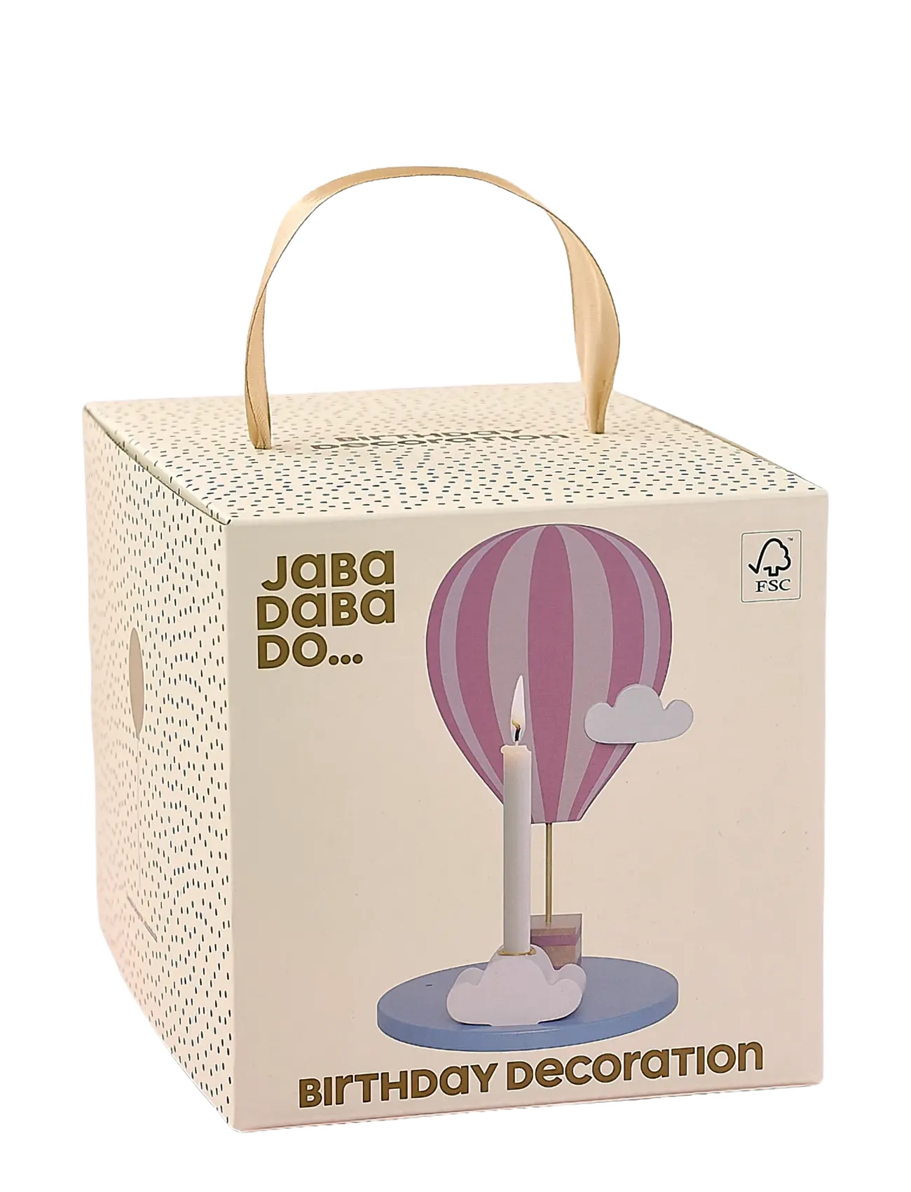 JaBaDaBaDo - Candlestick air balloon pink - akcesoria dekoracyjne - pink - 2