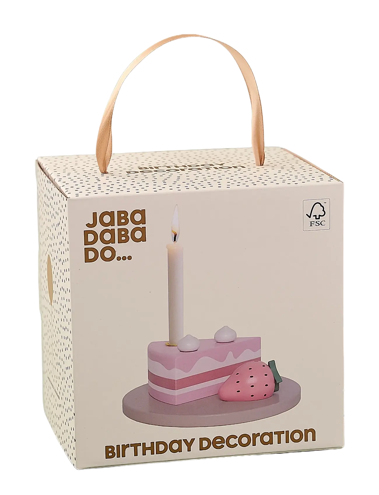 JaBaDaBaDo - Candlestick strawberry cake - pink - 2