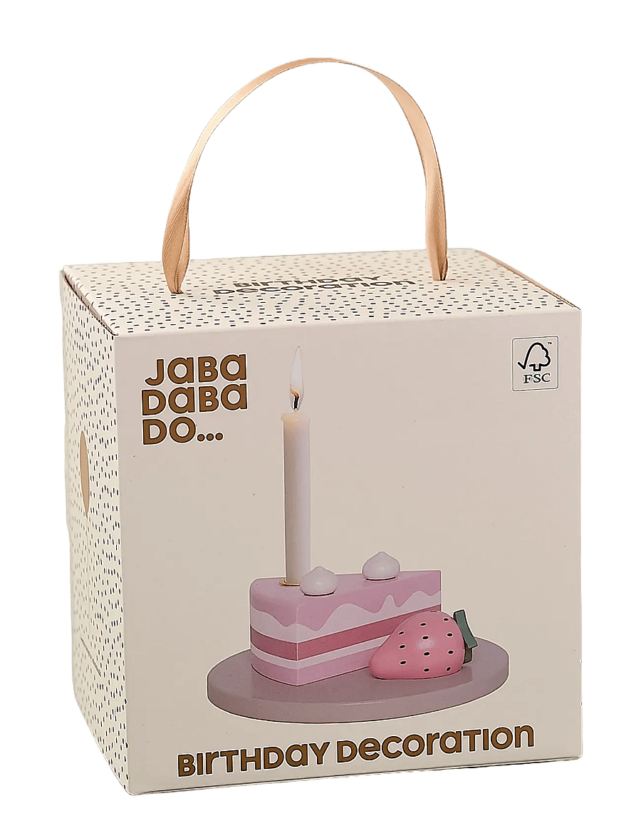 JaBaDaBaDo - Candlestick strawberry cake - pink - 2
