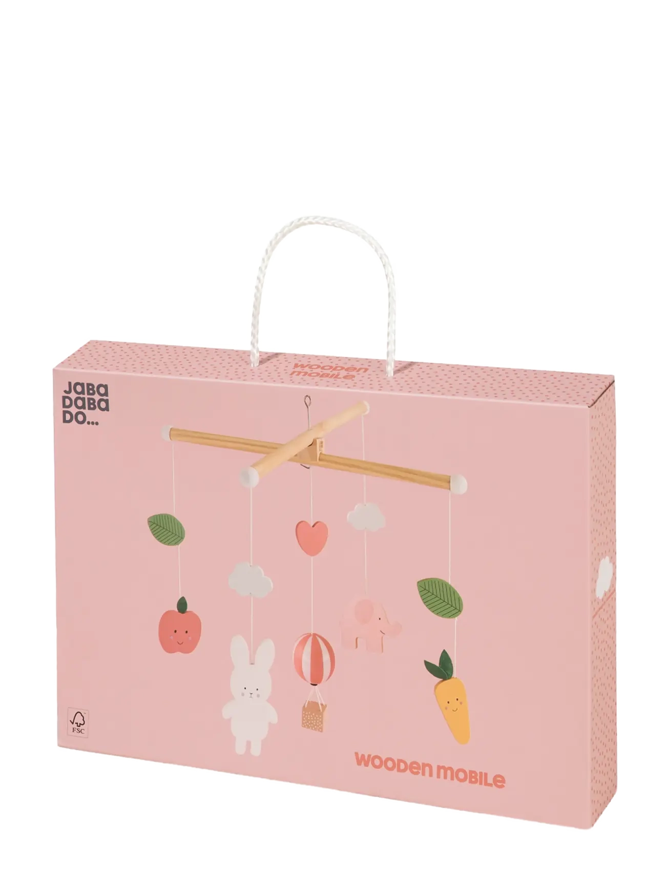 JaBaDaBaDo - Wooden mobile Bunny - beebi rippuvad mänguasjad - multi coloured - 2