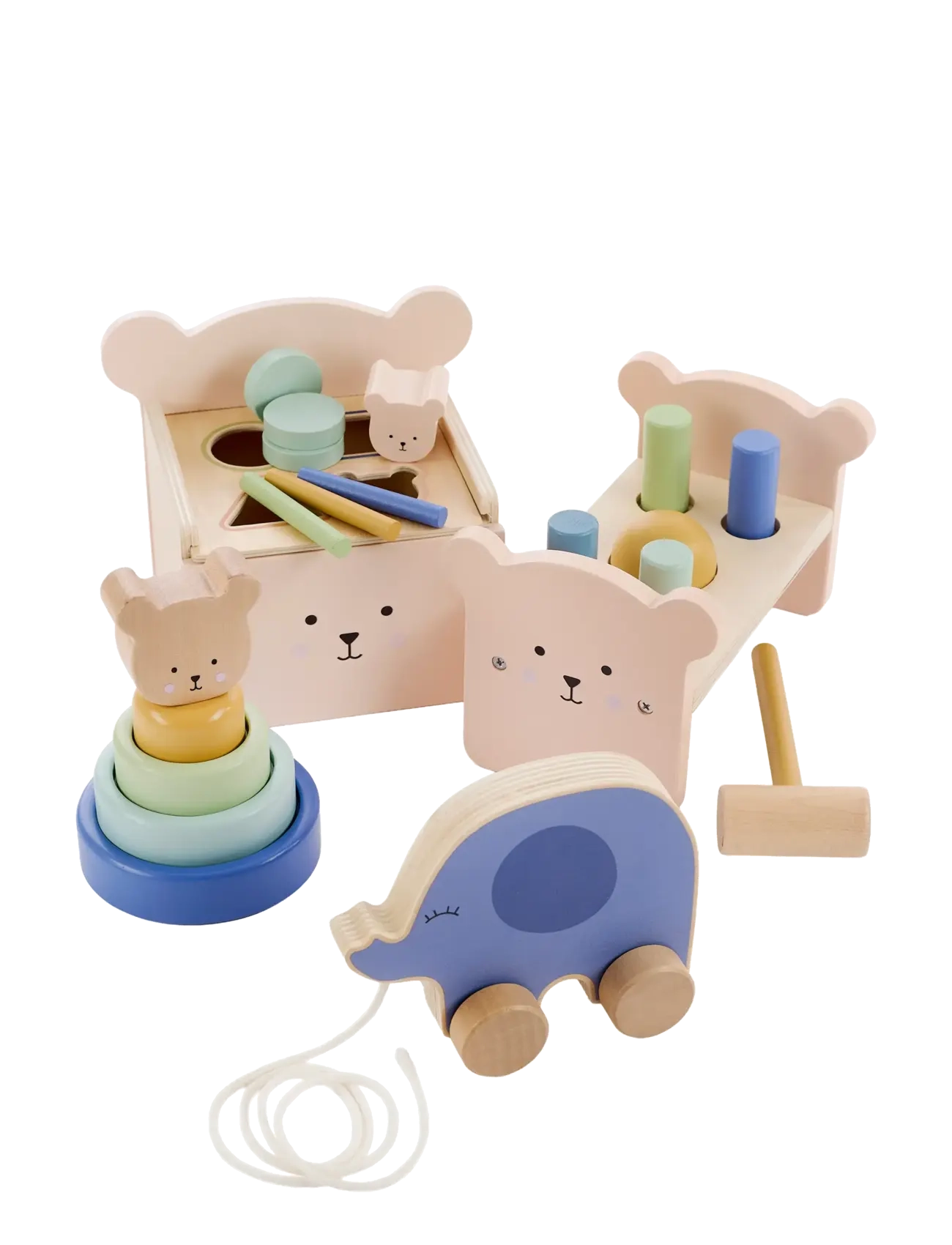 JaBaDaBaDo Play & learn box Teddy - Mellem 300-500 kr - MULTI COLOURED / multi