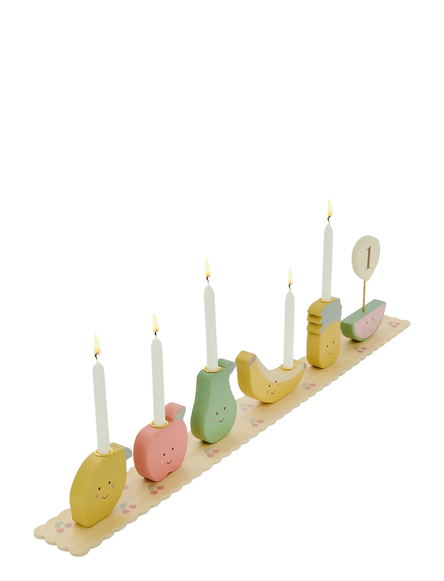 JaBaDaBaDo - Birthday train fruits - dekorative wohnaccessoires - multi colour - 1