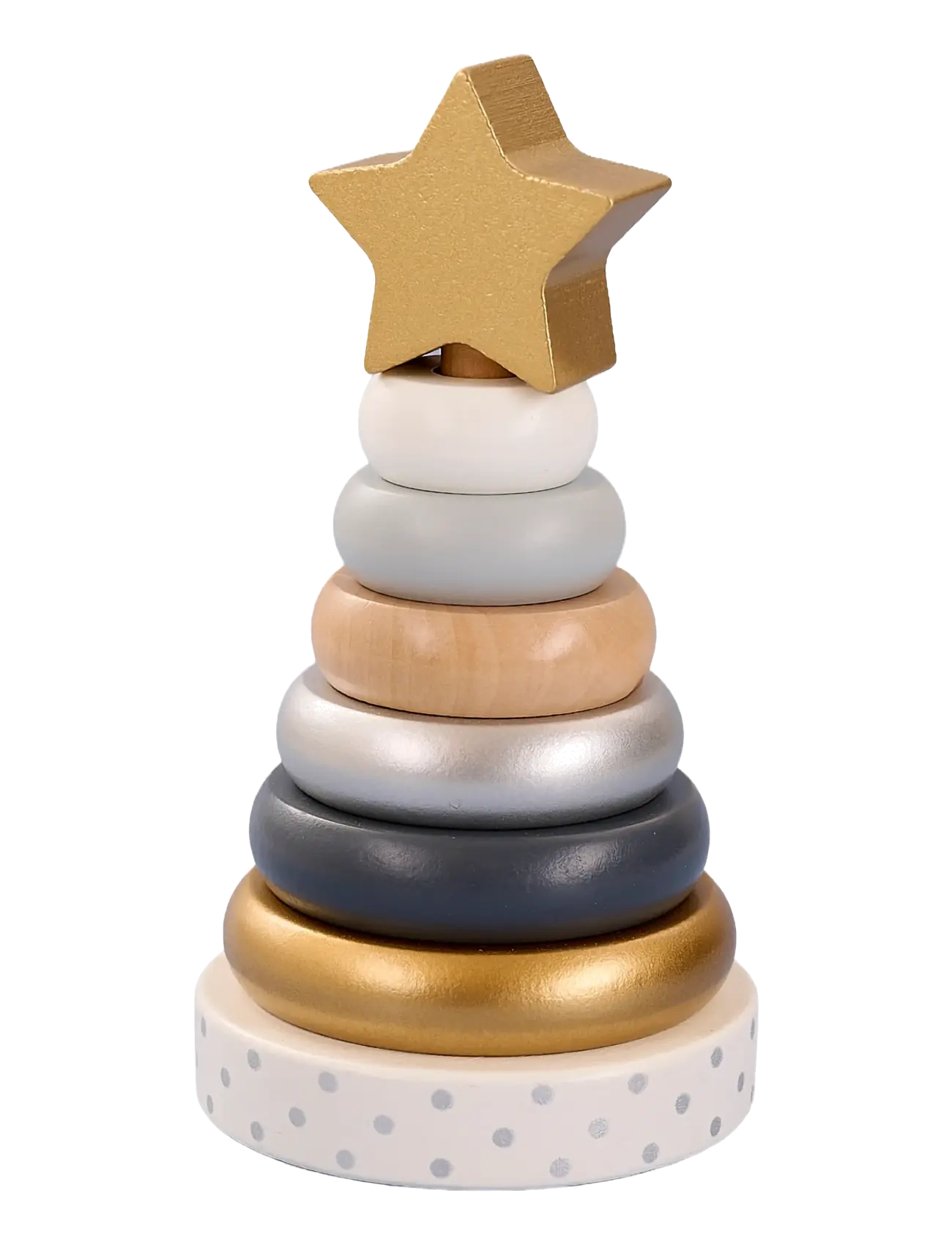 JaBaDaBaDo Stacking toy silver - Legetøj - MULTI COLOURED / multi