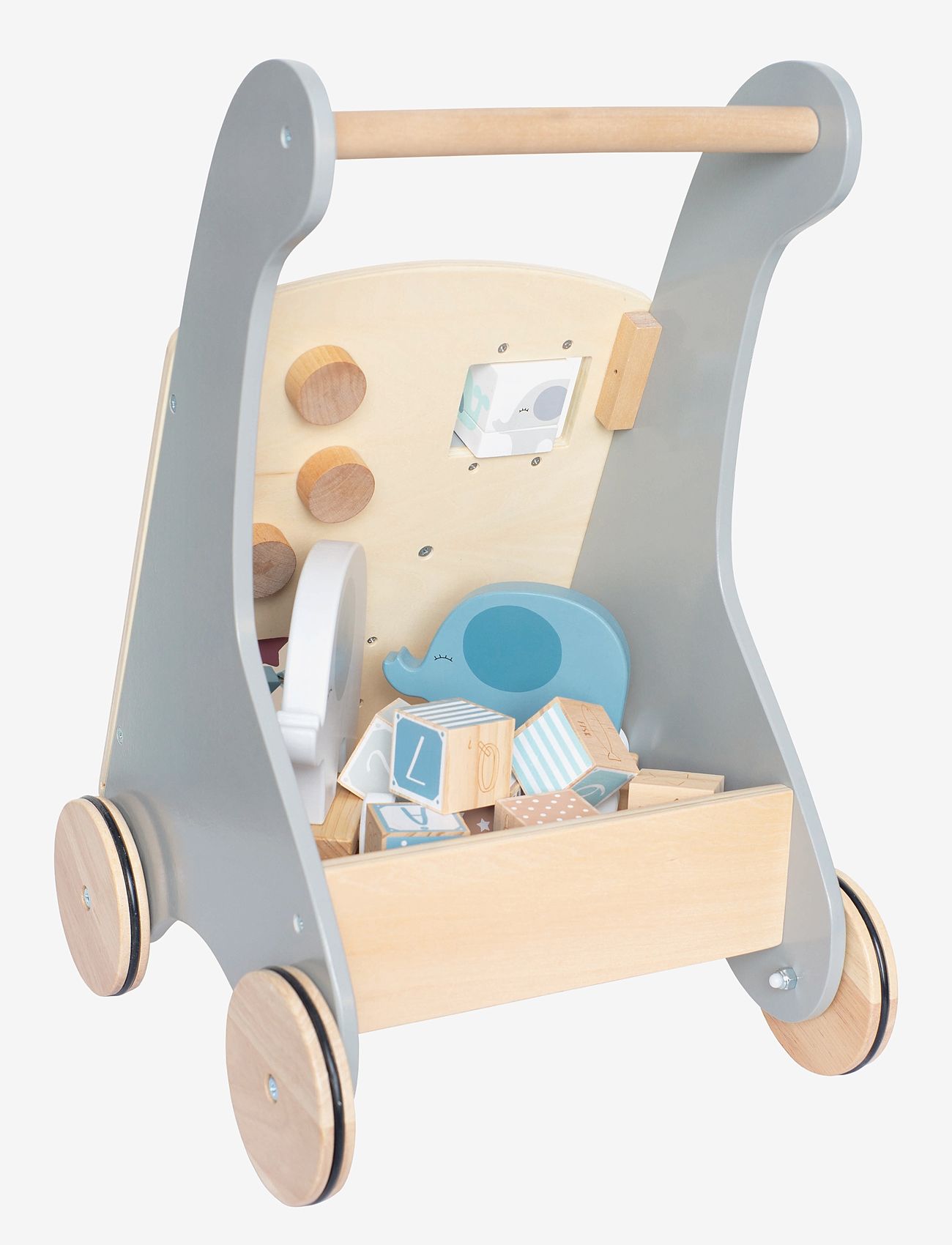 JaBaDaBaDo - Aktivitetsvagn teddy - tegevusmänguasjad - grey - 1