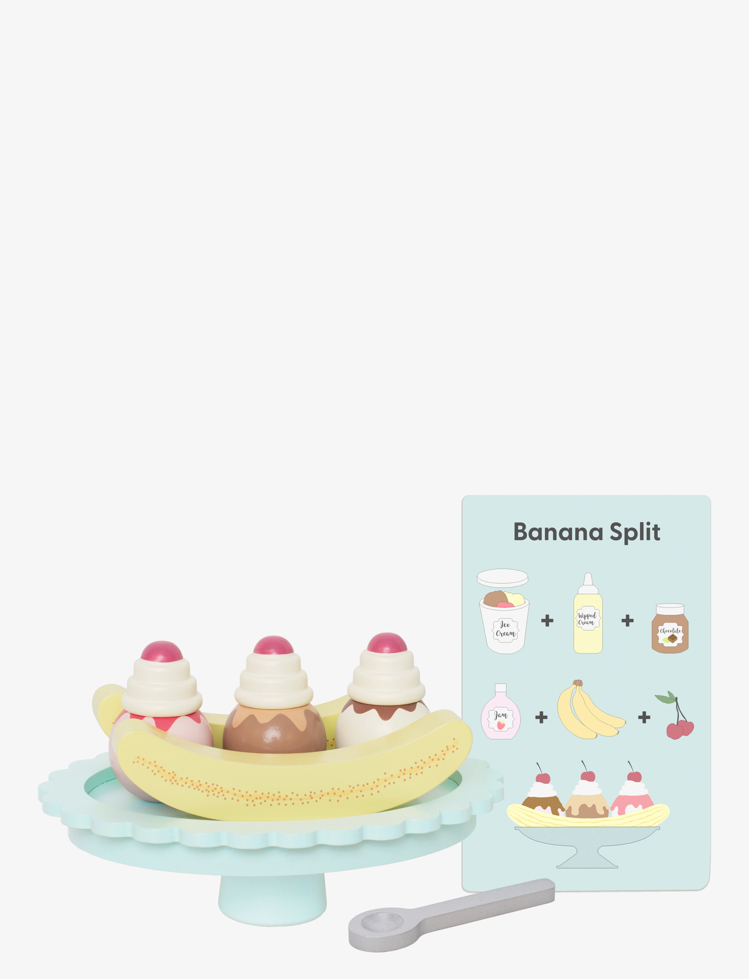 JaBaDaBaDo Banana Split, One Size, Multi/patterned, Legetøjskøkken Og Tilbehør > Legetøjsmad Og -Kager, Børn