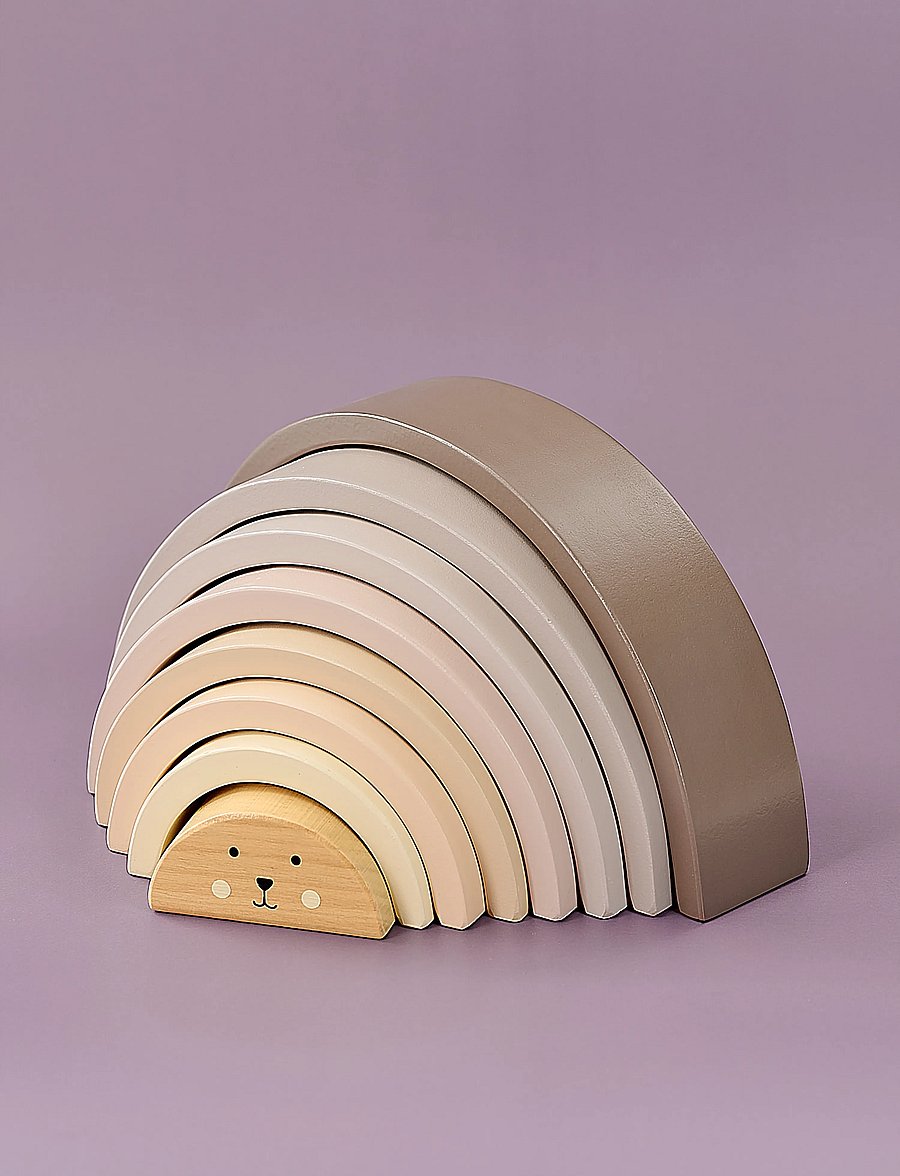 JaBaDaBaDo - Stacking rainbow - multi coloured - 0