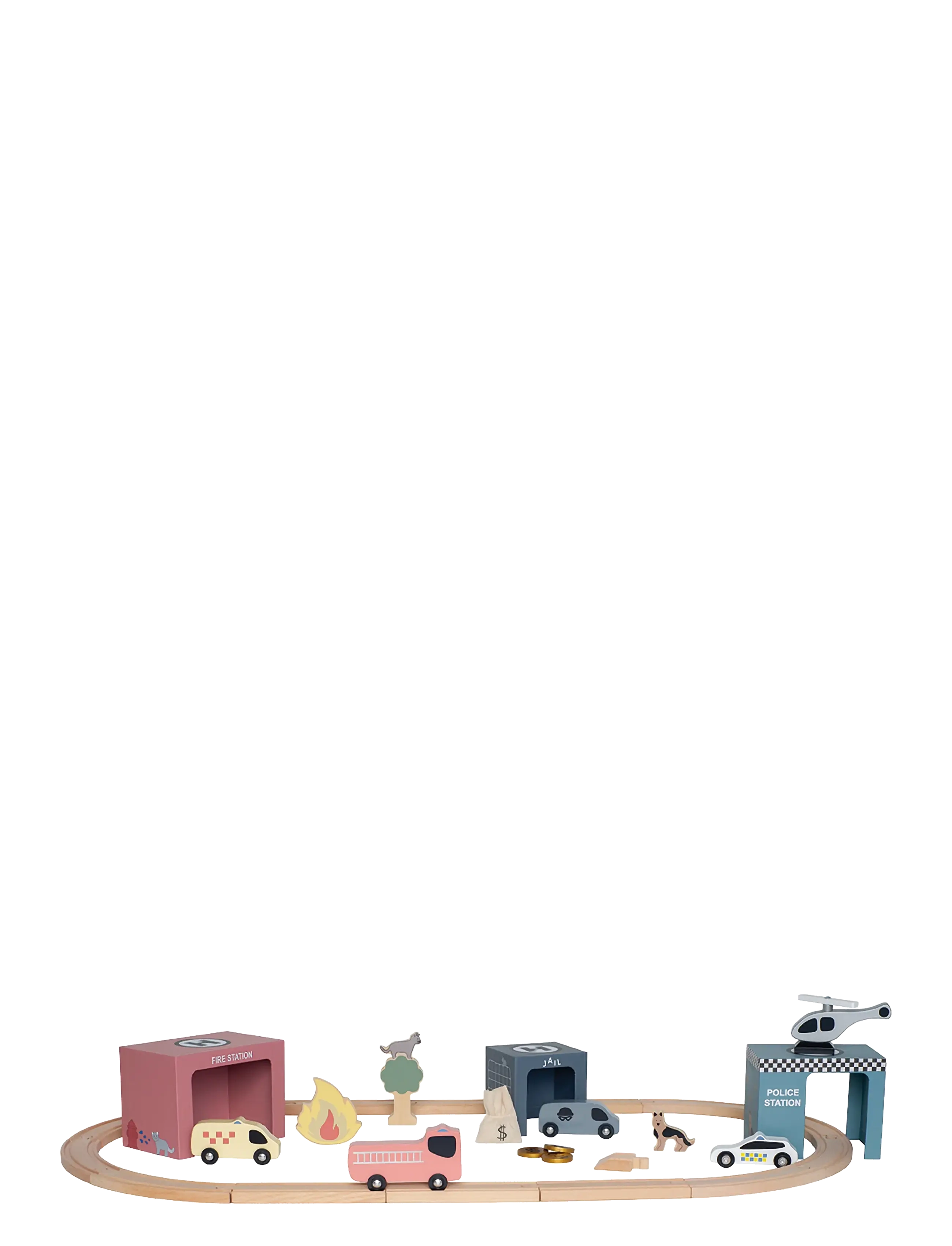 JaBaDaBaDo Train set rescue vehicles - Mellan 300-500 kr - MULTI COLOURED / beige