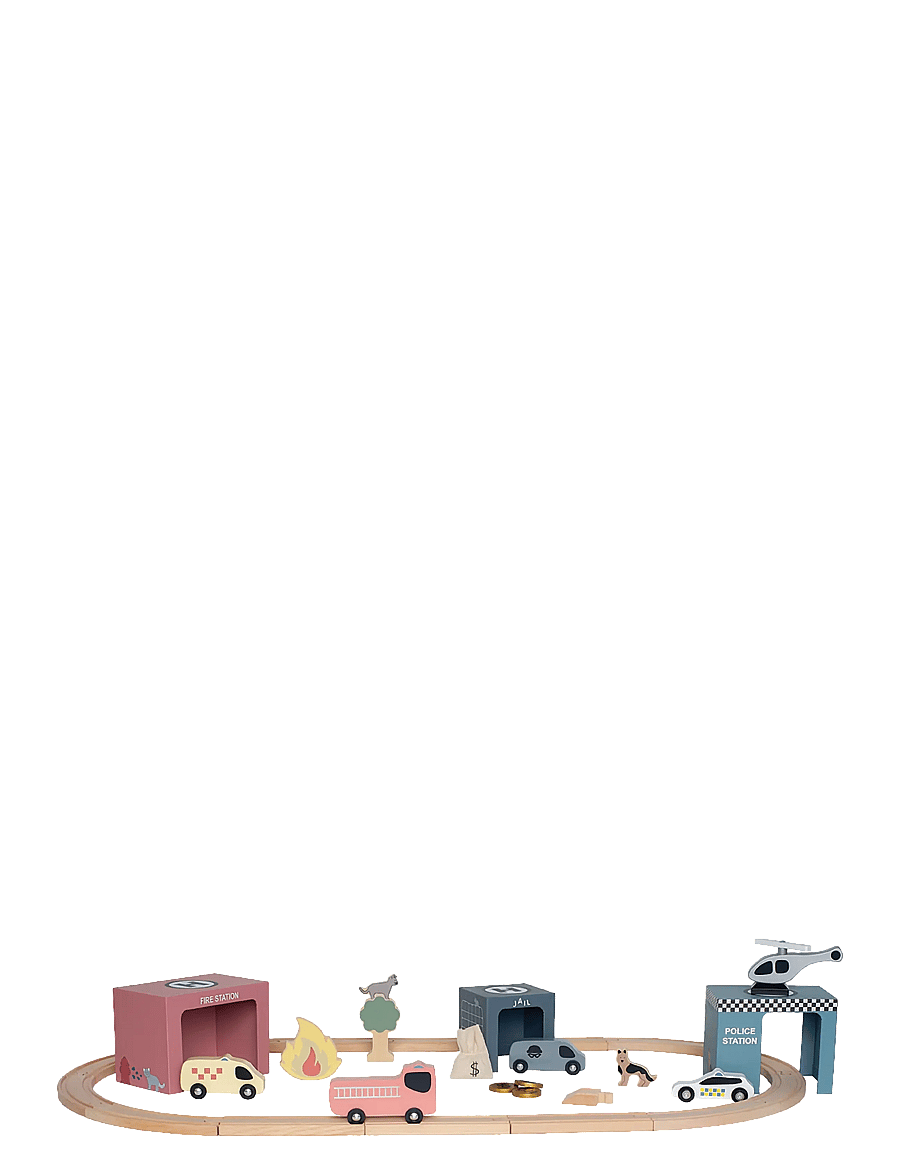 JaBaDaBaDo - Train set rescue vehicles - tåg - multi coloured - 1