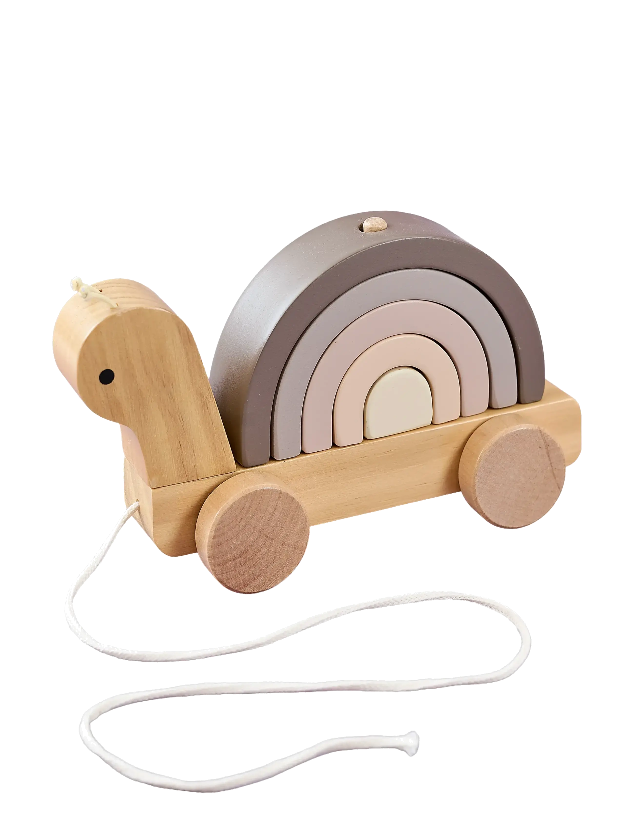 JaBaDaBaDo Pull and stacking snail - Pull along toys - MULTI / multi