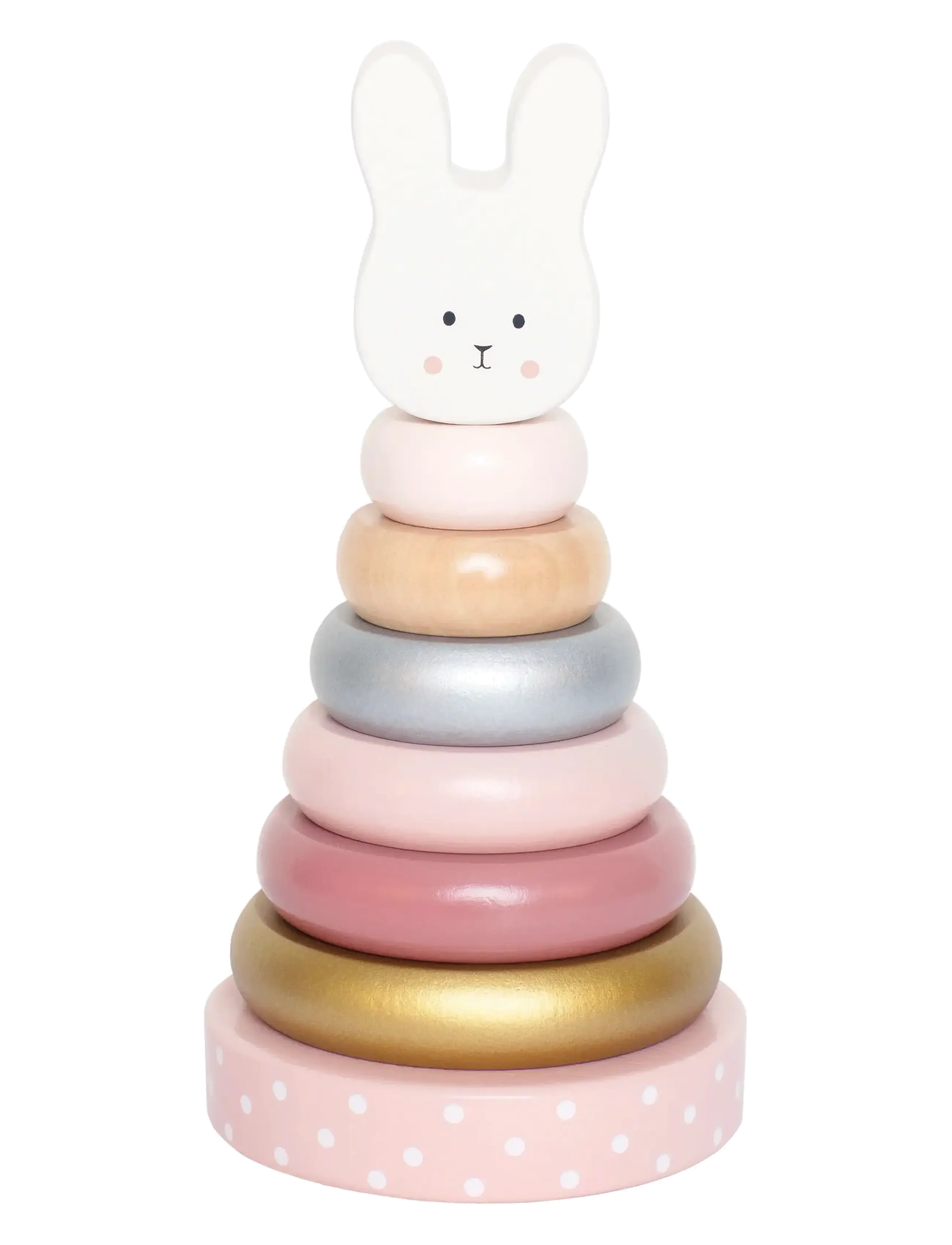 JABADABADO Stacking Toy Bunny Weiß - One Size - Kinder