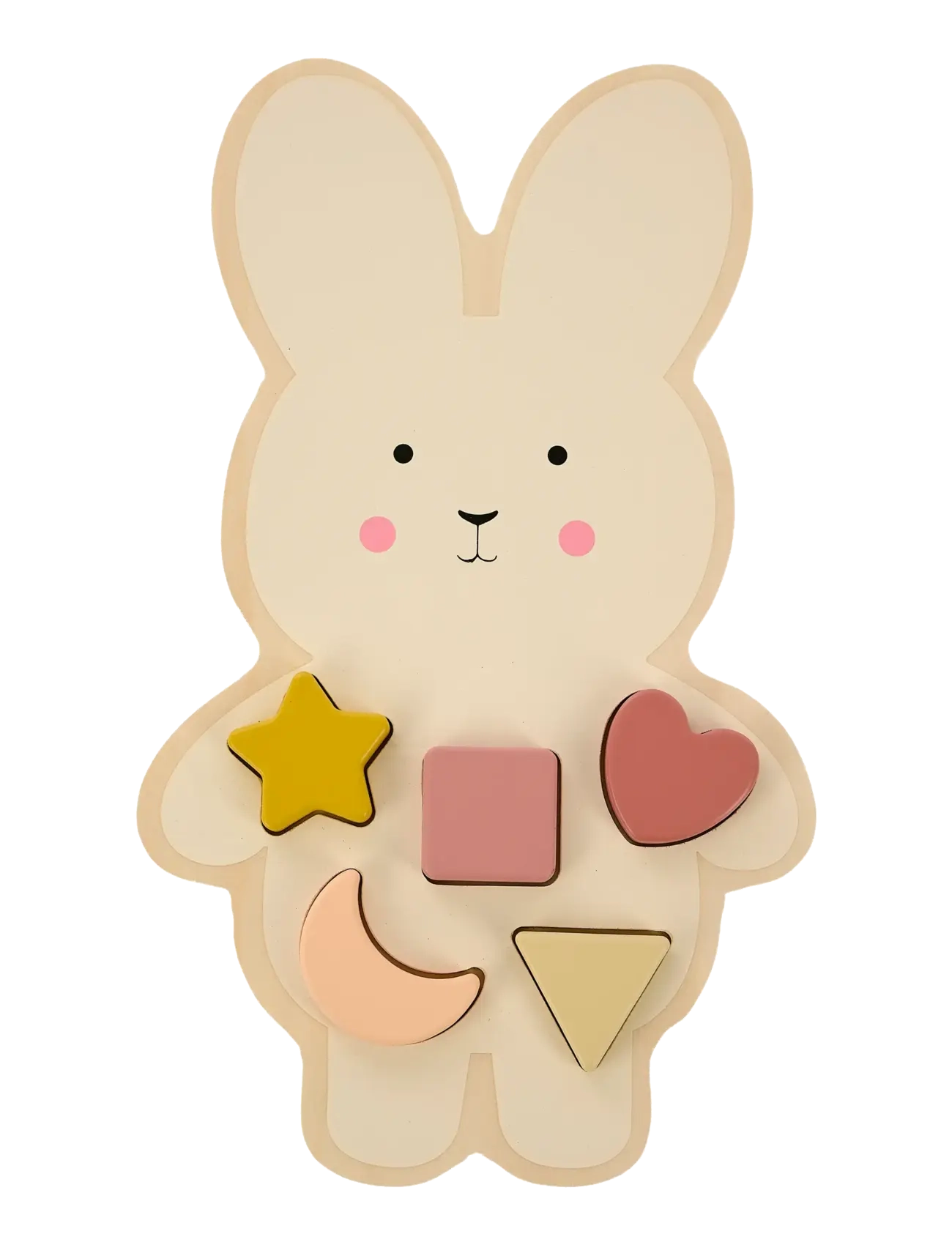 JaBaDaBaDo Bunny Puzzle - Puslespil - MULTI COLOURED / beige