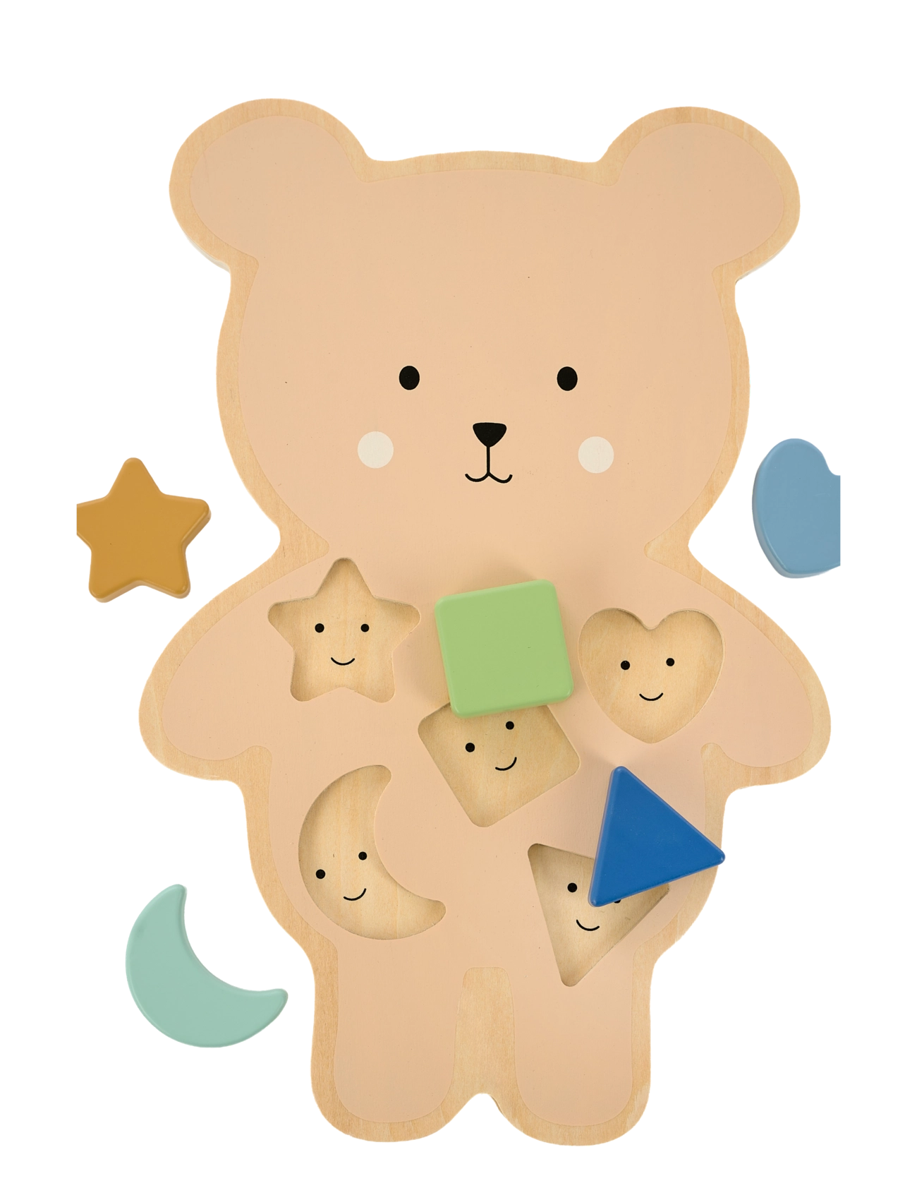 JaBaDaBaDo - Teddy Puzzle - träpussel - multi coloured - 1