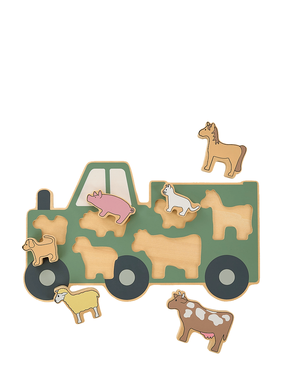 JaBaDaBaDo - Farm Puzzle - træpuslespil - multi coloured - 1
