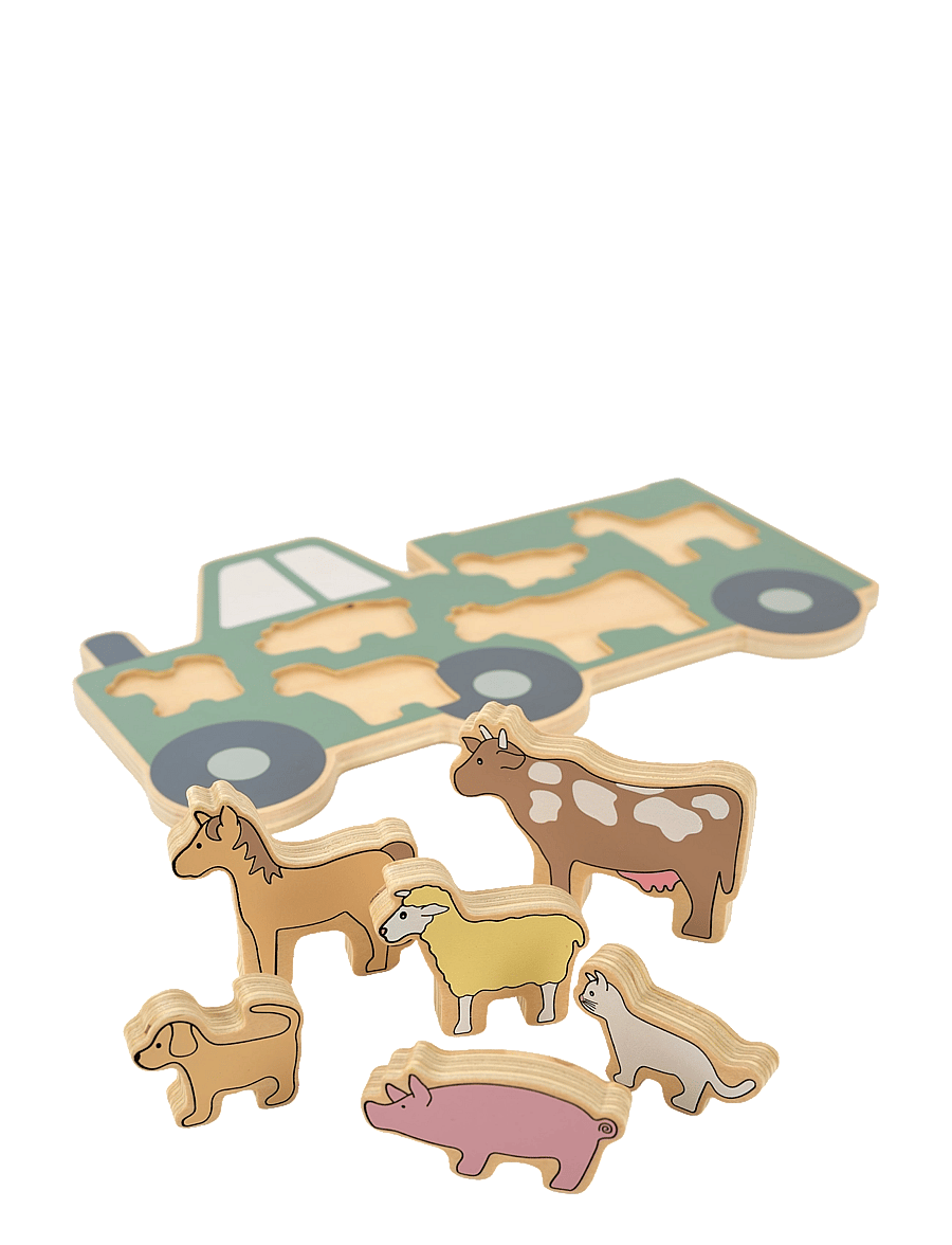 JaBaDaBaDo - Farm Puzzle - træpuslespil - multi coloured - 2