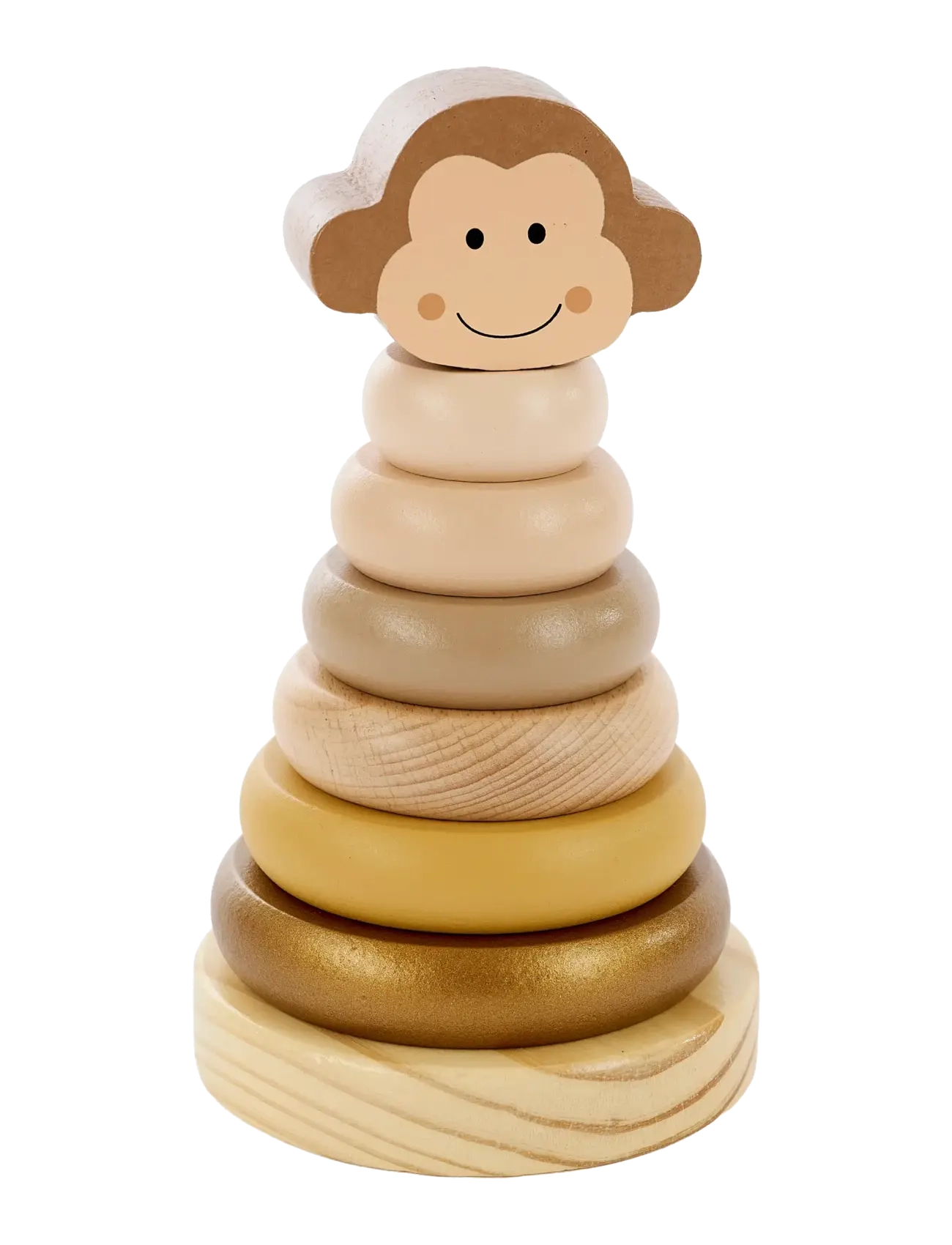 JaBaDaBaDo Stacking toy Monkey - Beebitooted - MULTI COLOURED / multi