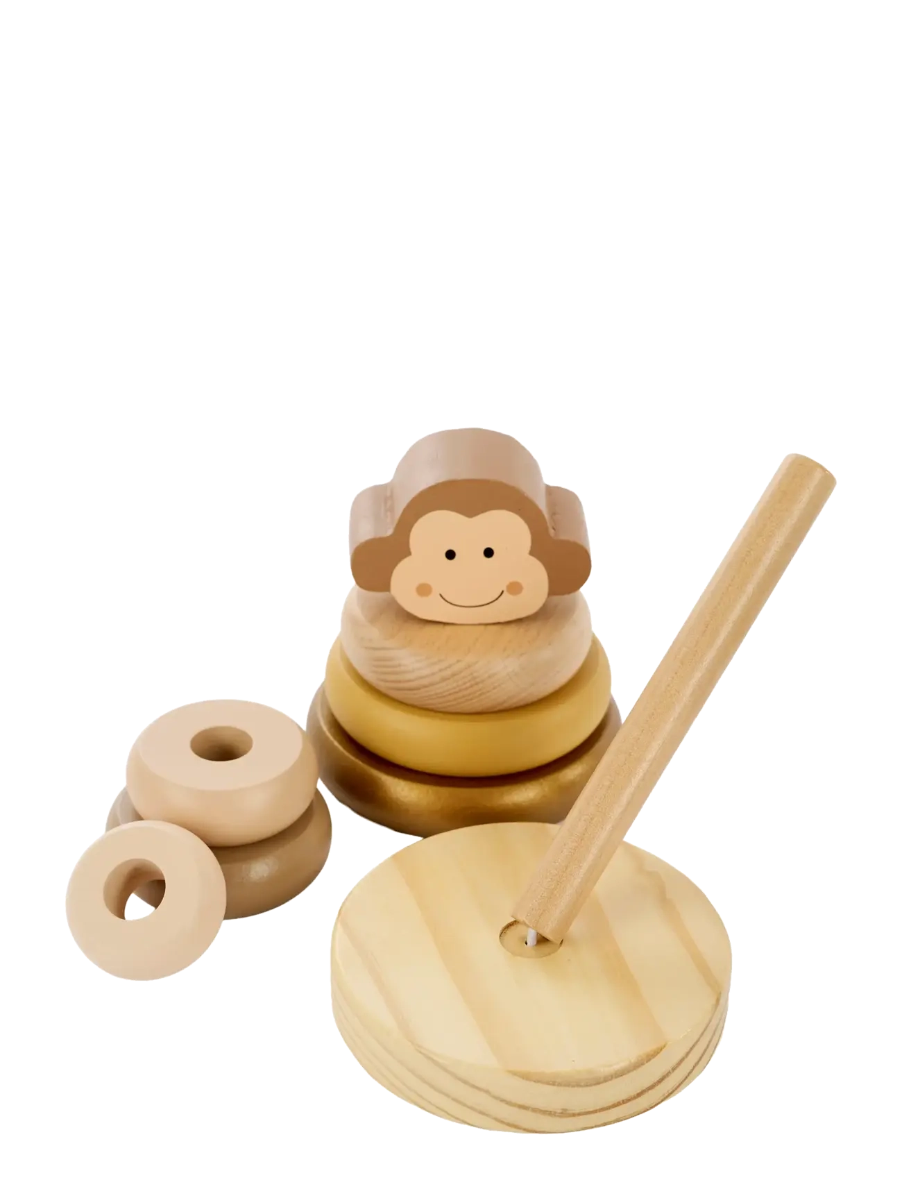 JaBaDaBaDo - Stacking toy Monkey - stapelbare blokk - multi coloured - 2
