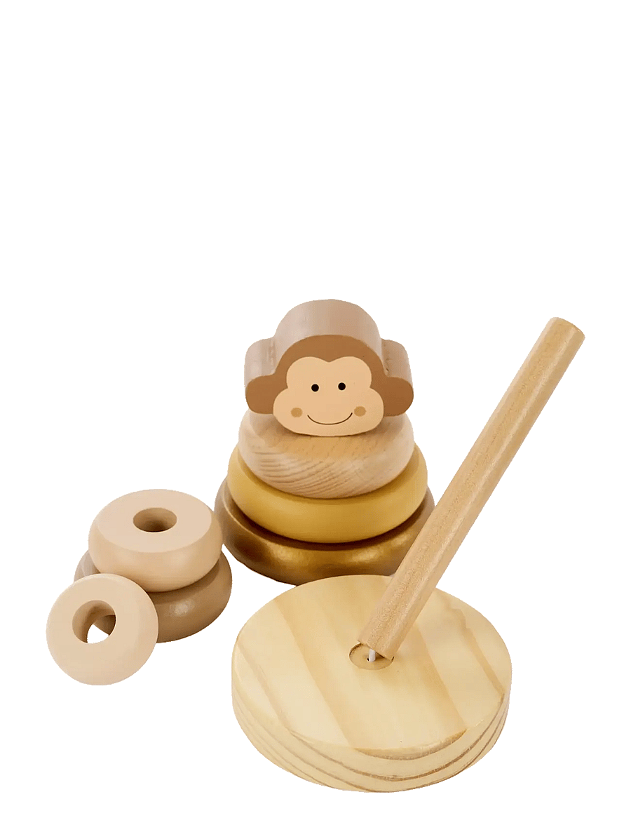 JaBaDaBaDo - Stacking toy Monkey - stapelbare blokk - multi coloured - 2