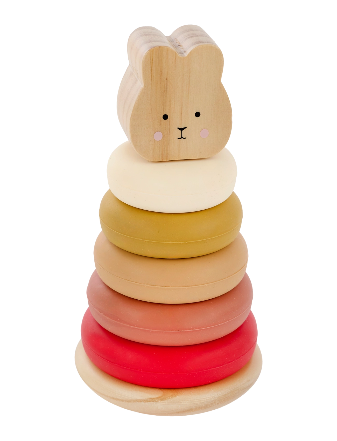 JaBaDaBaDo - Stacking Toy  Bunny Silicone