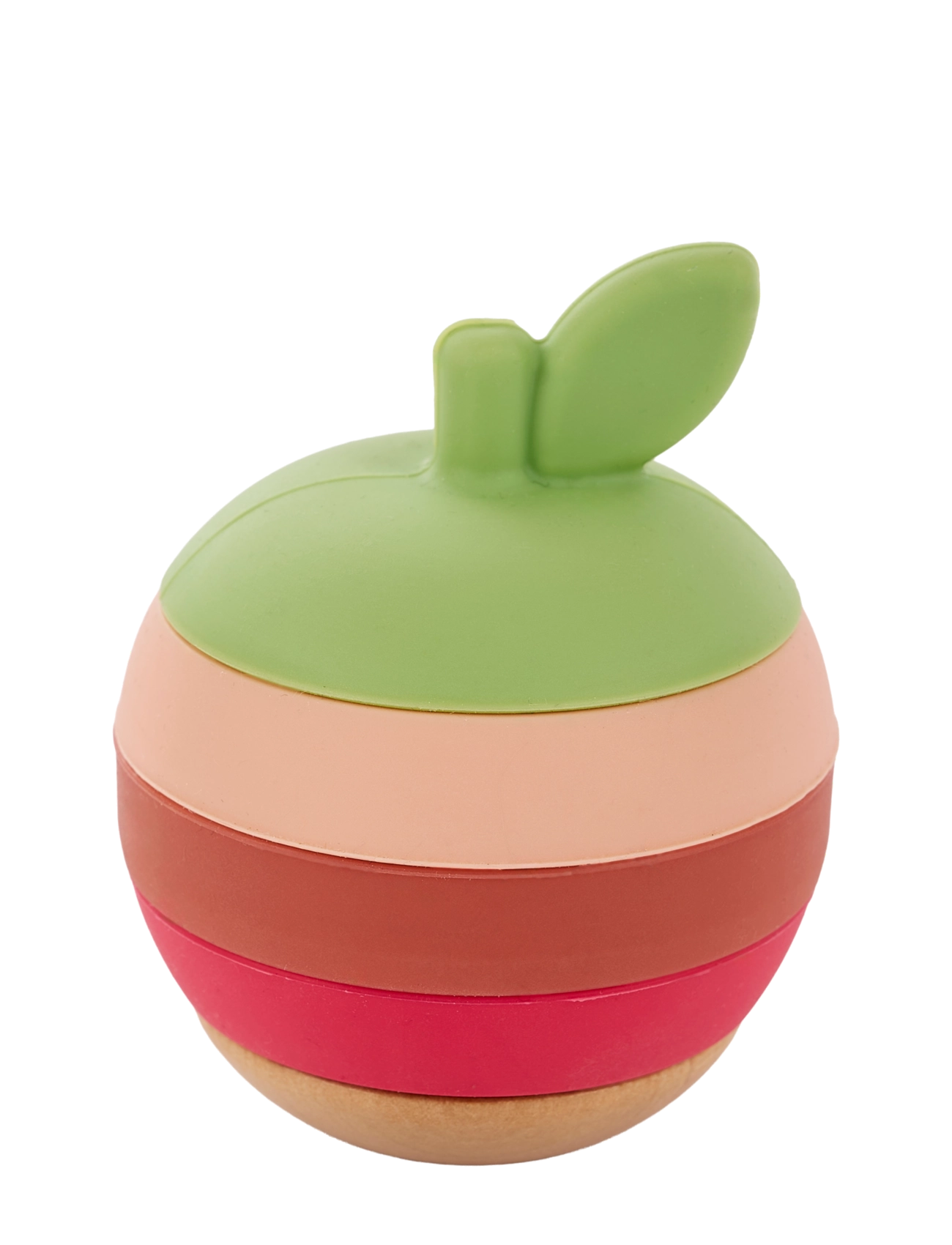 JaBaDaBaDo Stacking toy Apple silicone - Beebitooted - MULTI COLOURED / multi