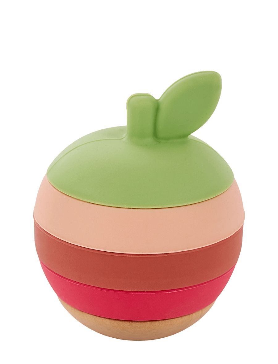 JaBaDaBaDo - Stacking toy Apple silicone - laotavad klotsid - multi coloured - 1