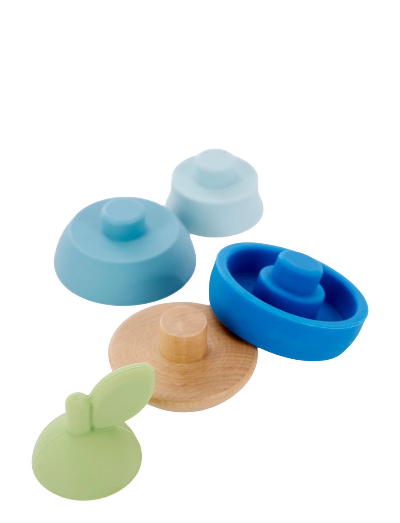 JaBaDaBaDo - Stacking toy Pear silicone - stapelbara klossar - multi coloured - 2
