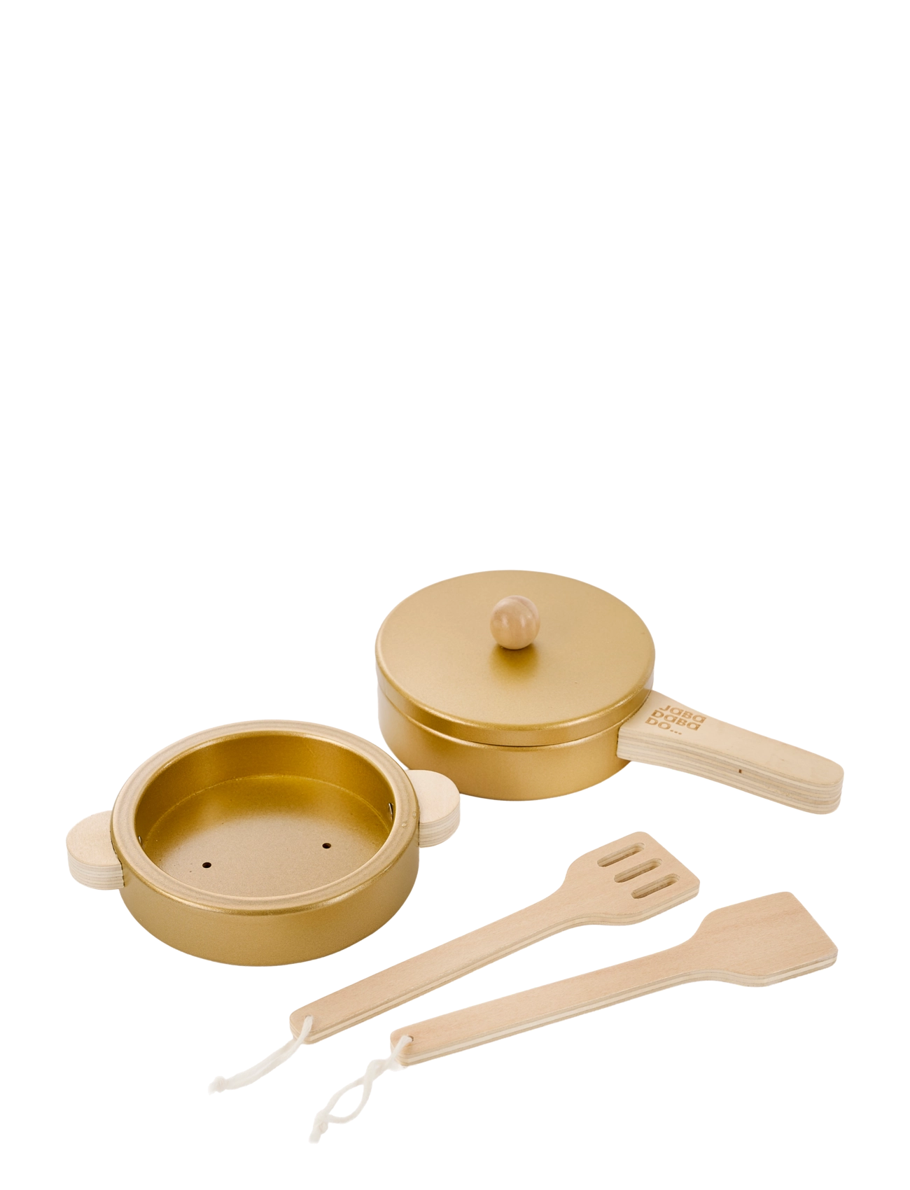JaBaDaBaDo - Pot & pan set gold - tilbehør til legekøkkener - multi coloured - 2