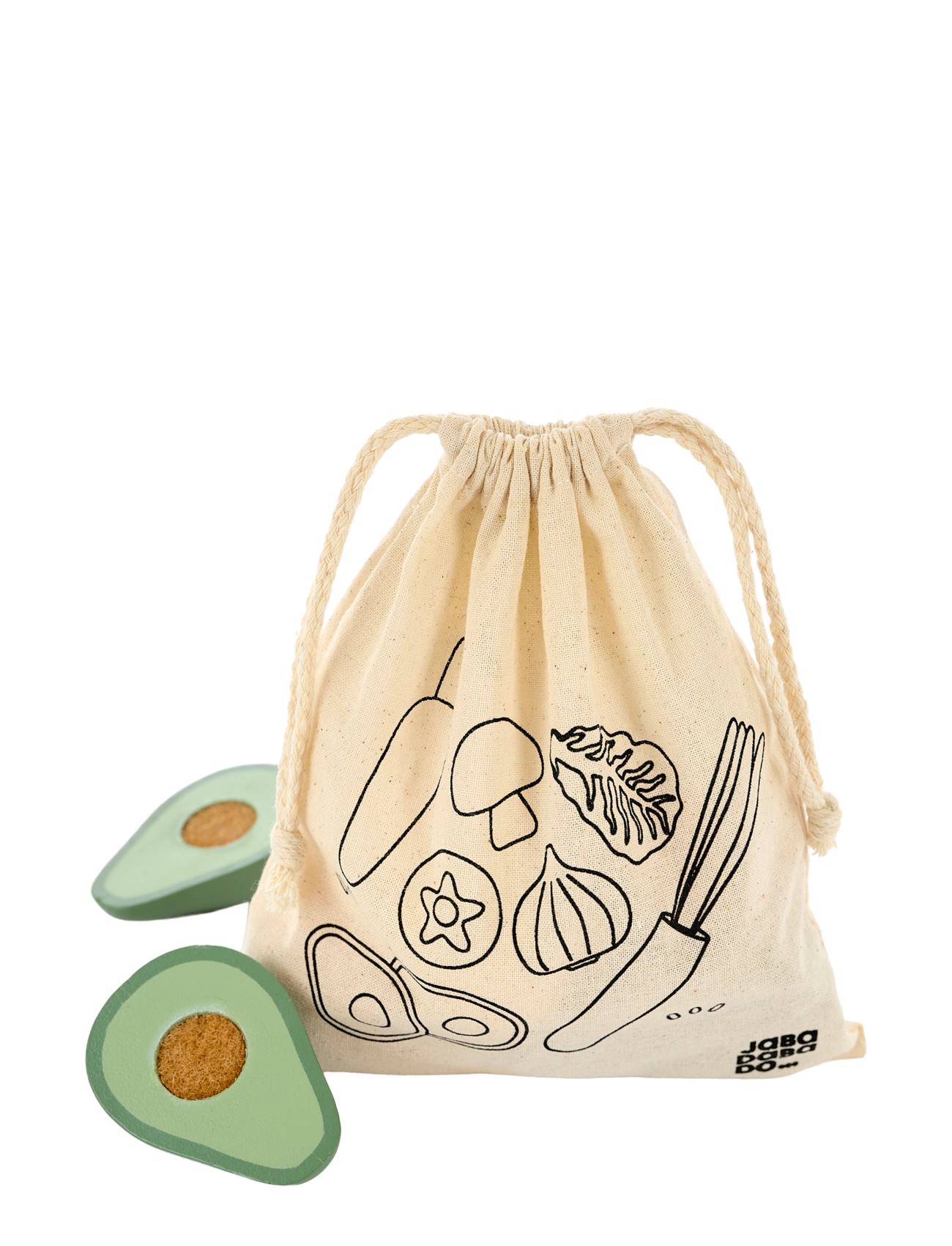 JaBaDaBaDo - Wooden Vegetables In Bag