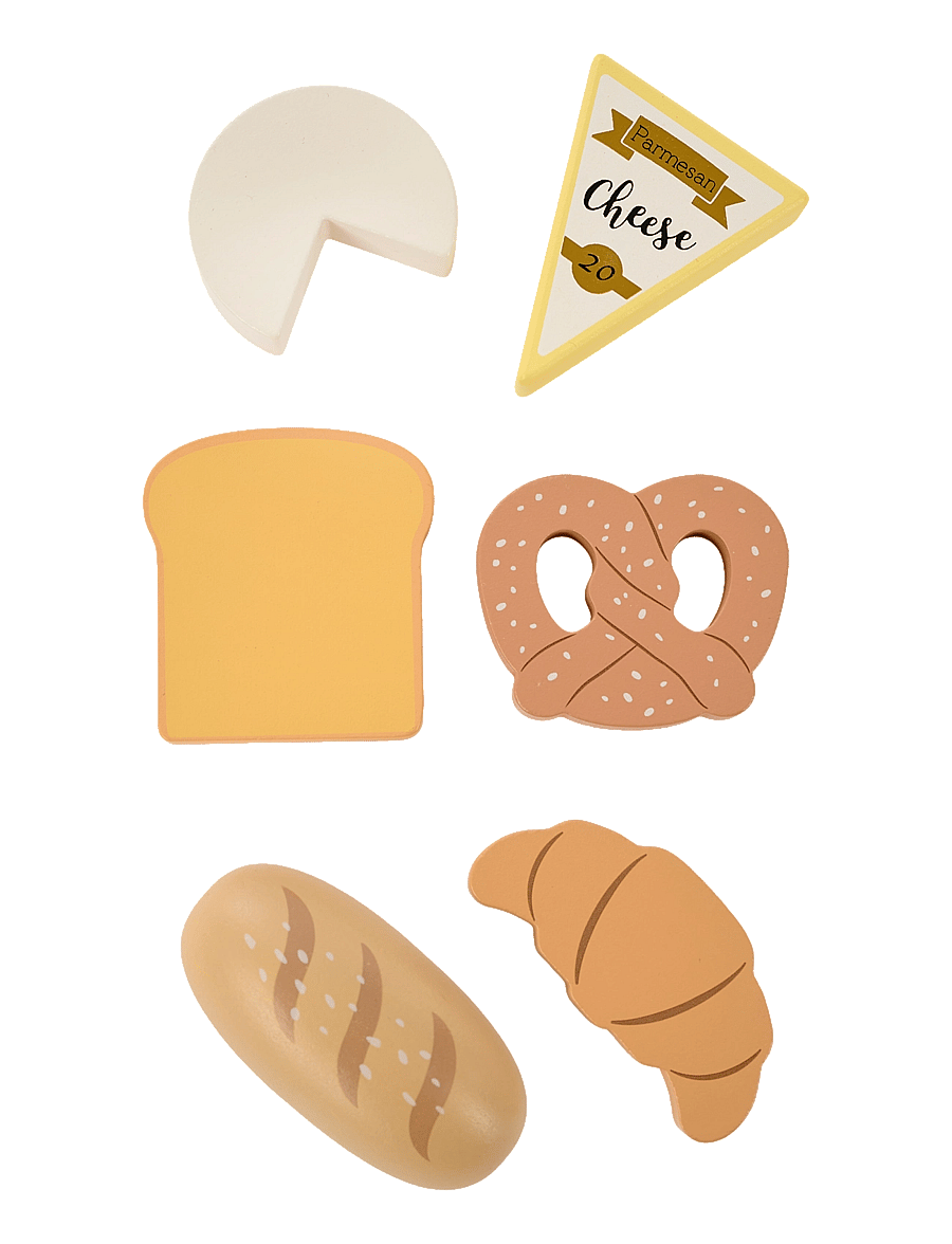 JaBaDaBaDo - Wooden pastery in bag - leksaksmat & leksakstårtor - multi coloured - 1