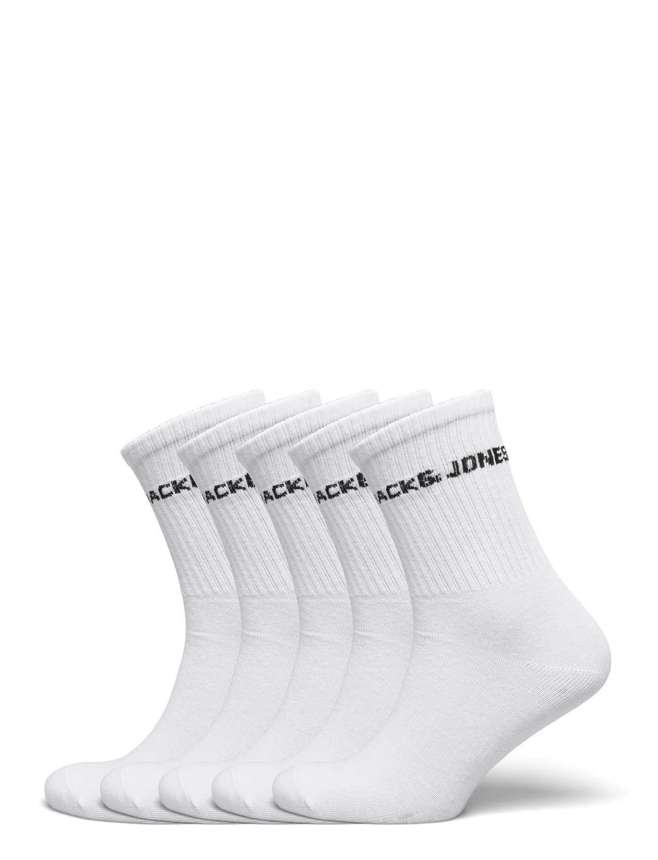 White Basic Logo Tennis Sokker 5-pakning Noos str. 38/43