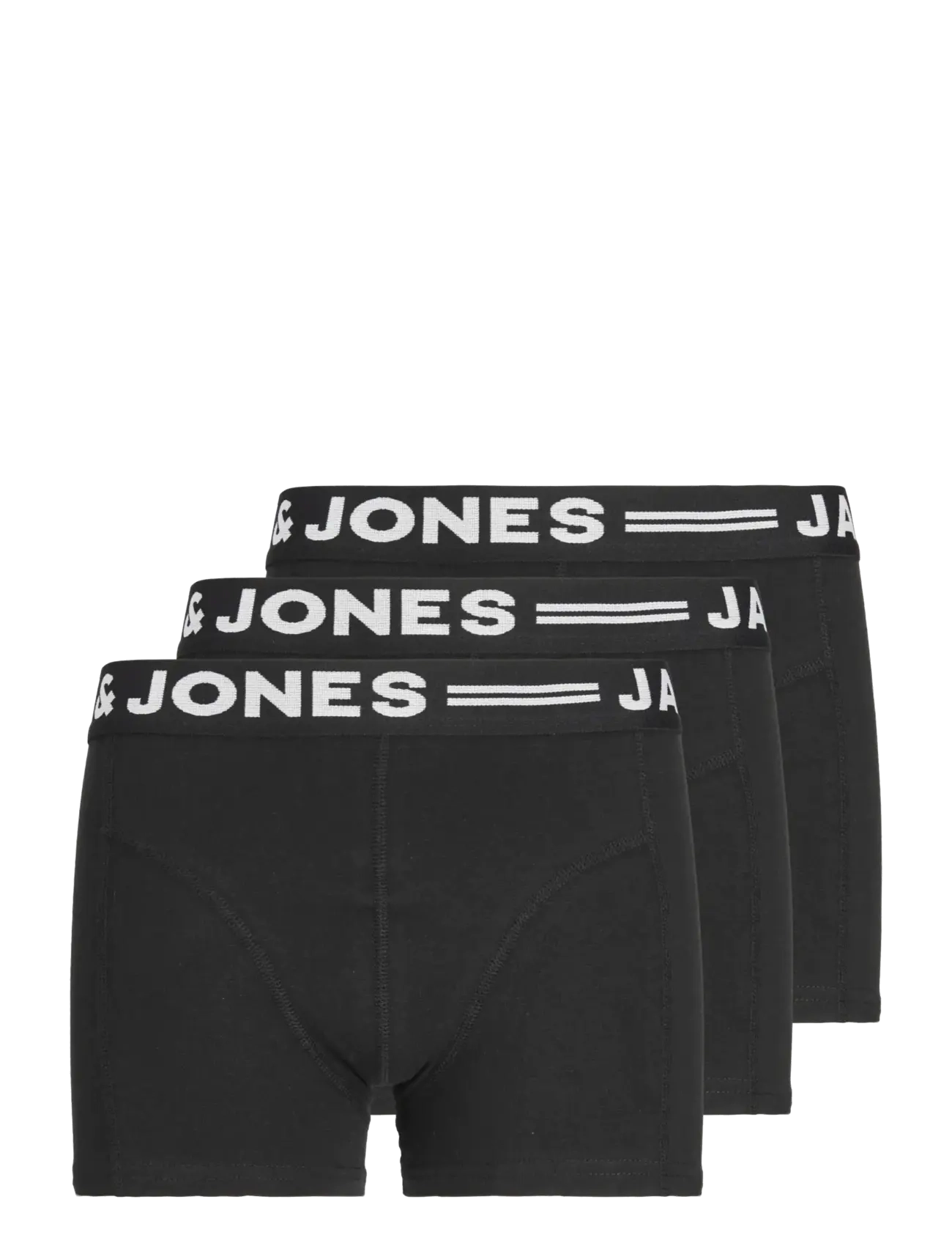 JACK & JONES Sense Trunks 3-Pack Noos Jnr Schwarz - 164 - Kinder